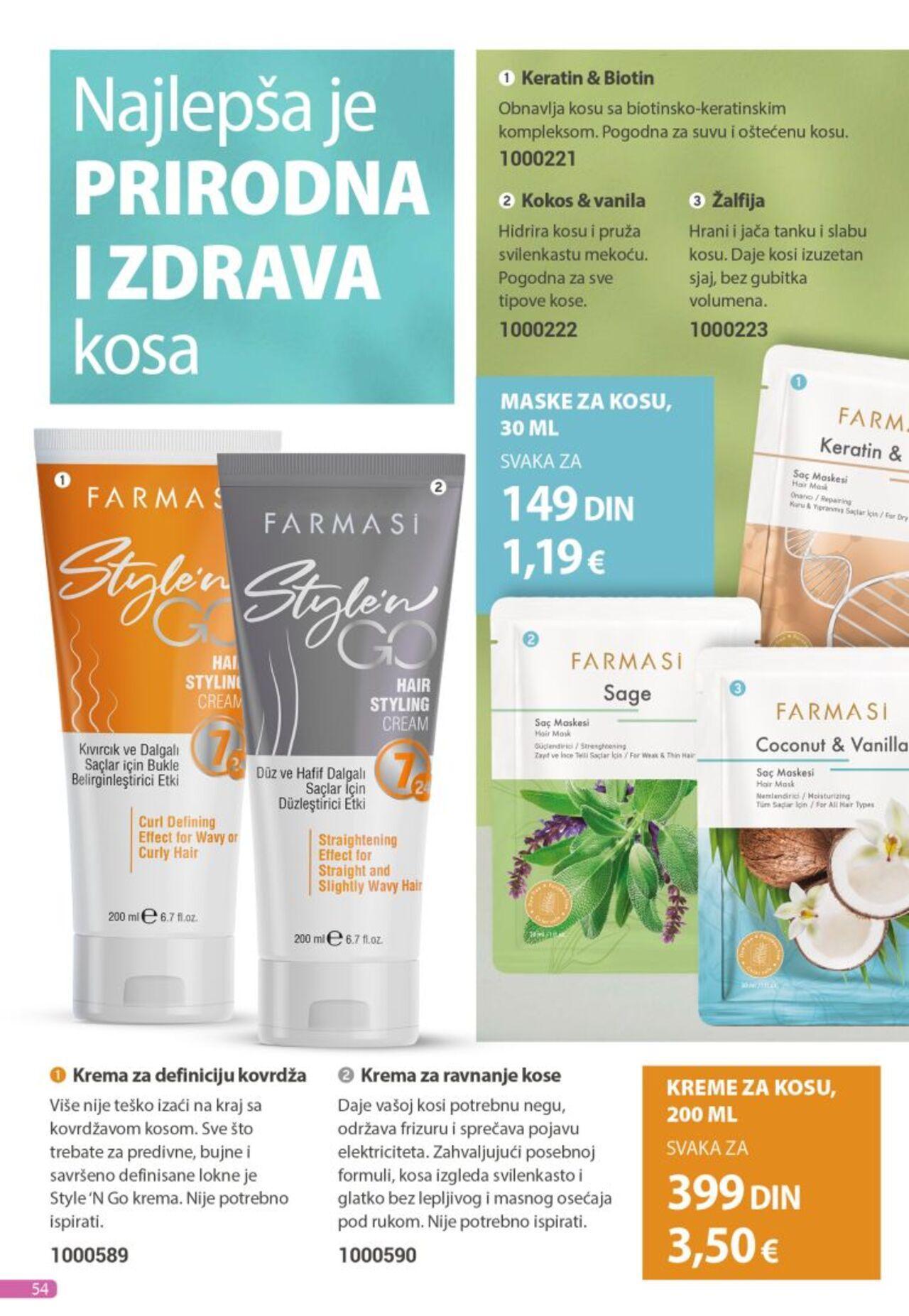 farmasi - Farmasi katalog - najnovije akcije 01.09.2024 - 30.09.2024 - page: 54