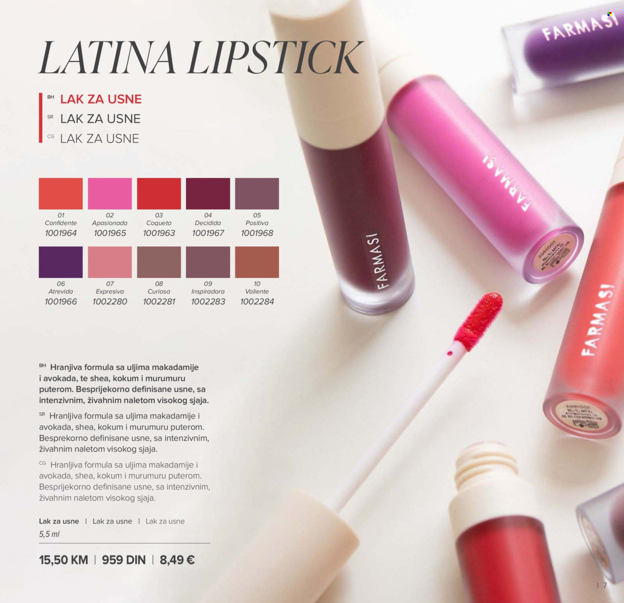 farmasi - Farmasi katalog - 01.03.-30.04.2026 - page: 7