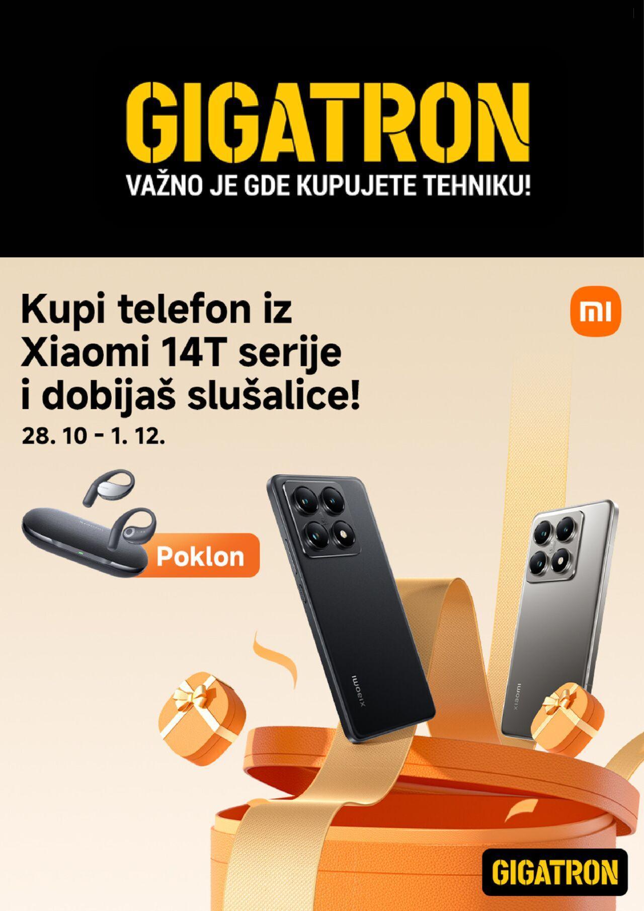 gigatron - Gigatron katalog - najnovije akcije 28.10.2024 - 01.12.2024