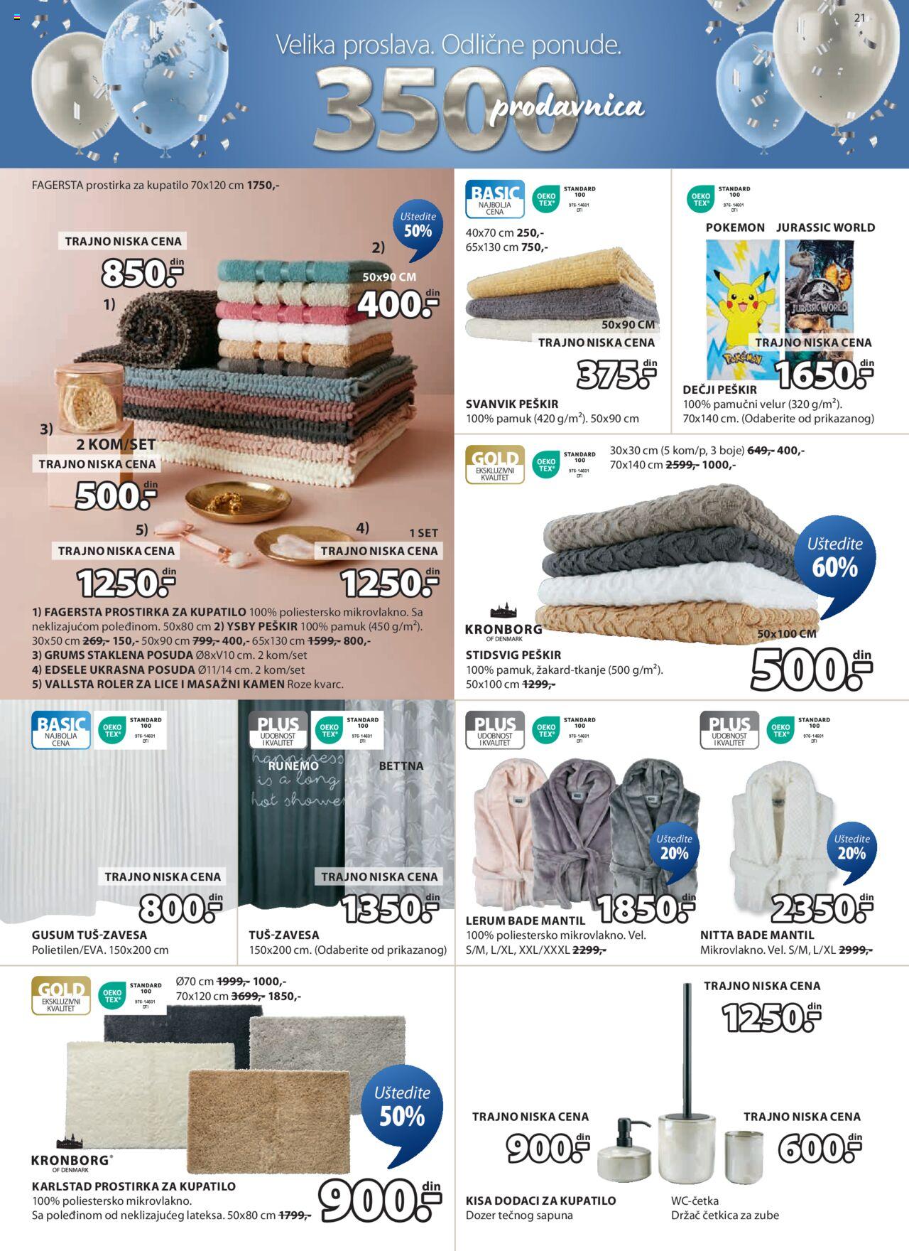 jysk - Jysk katalog - najnovije akcije 02.10.2024 - 15.10.2024 - page: 21