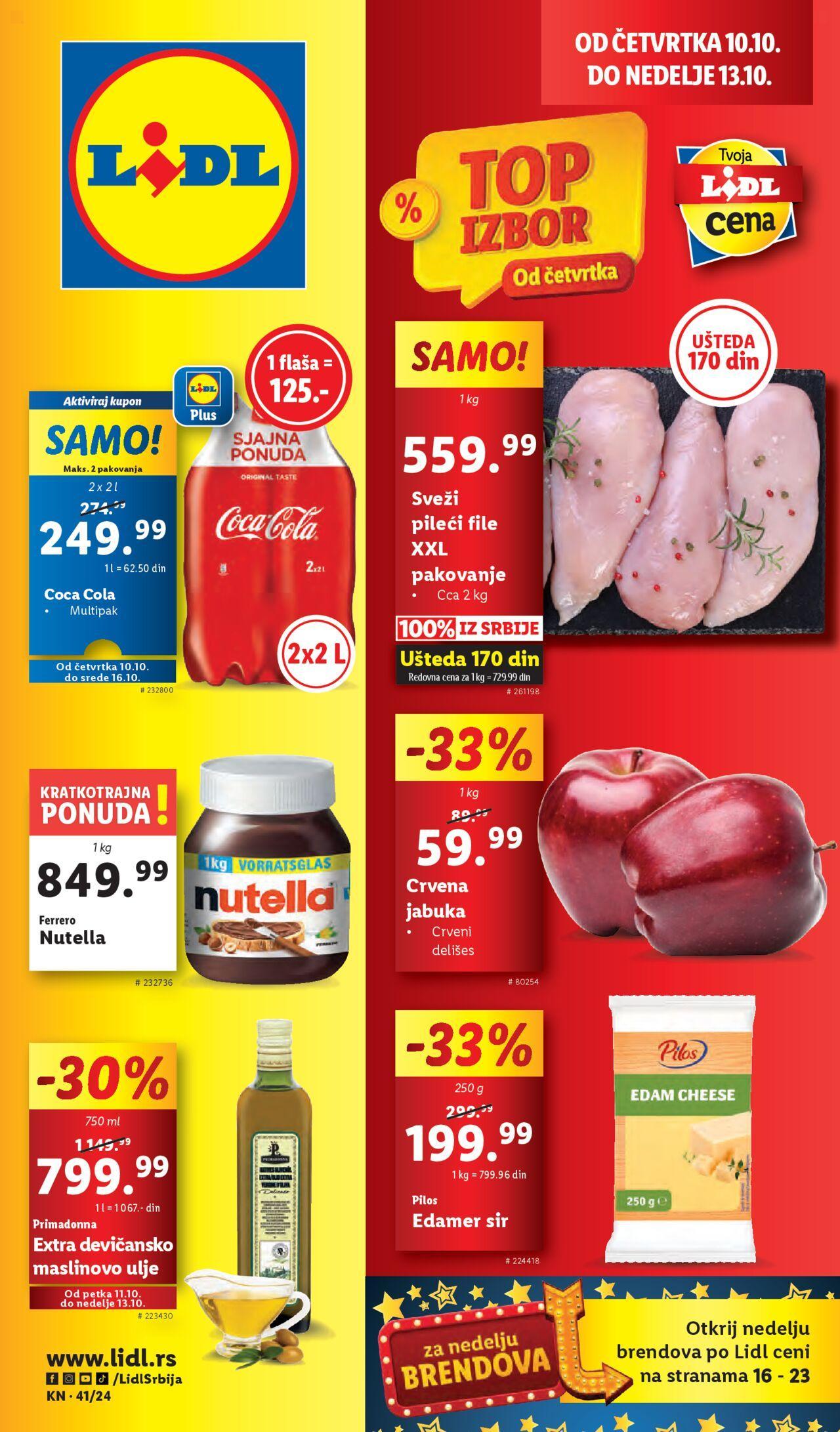 lidl - Lidl katalog - najnovije akcije 10.10.2024 - 16.10.2024 - page: 1