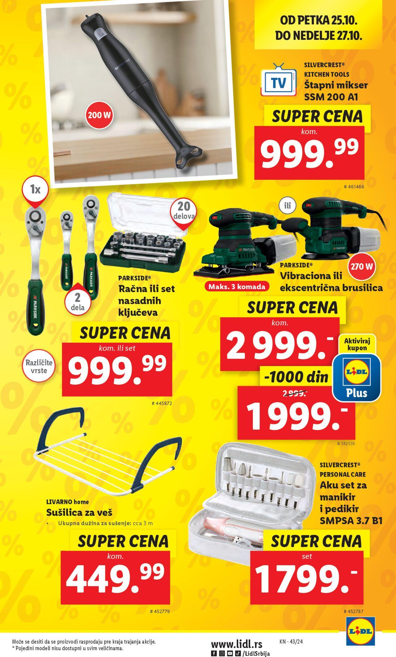 lidl - Lidl katalog - najnovije akcije 24.10.2024 - 30.10.2024 - page: 45