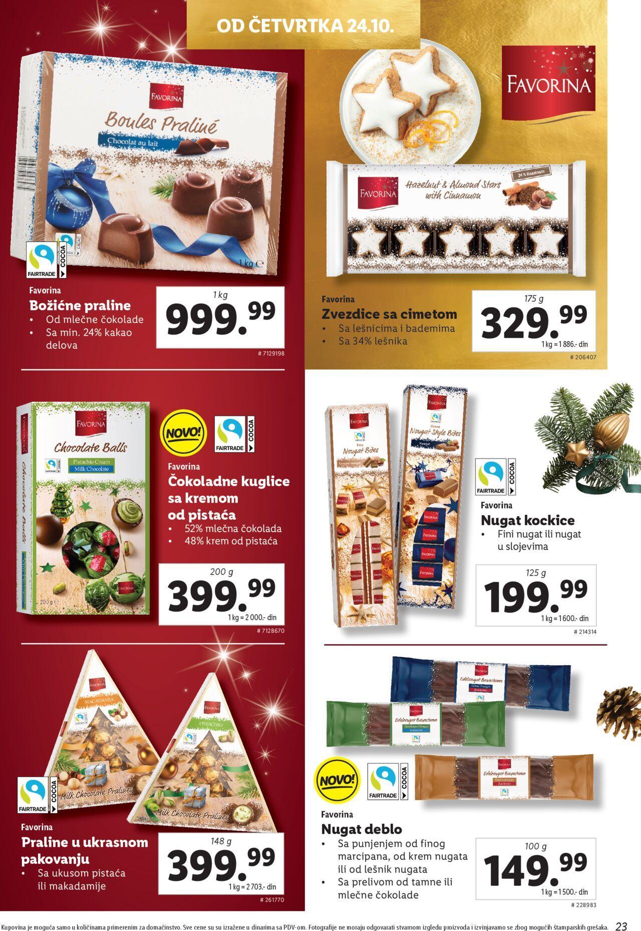 lidl - Lidl katalog - najnovije akcije od ponedeljka 21.10.2024 - page: 23