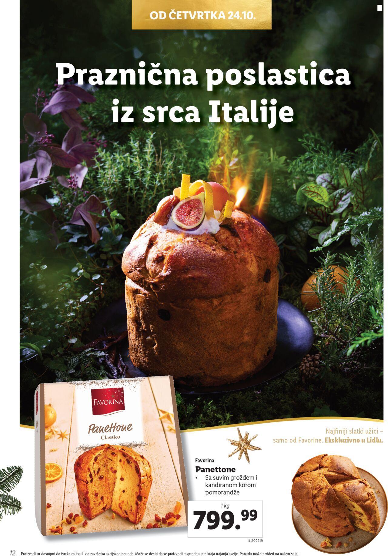 lidl - Lidl katalog - najnovije akcije od ponedeljka 21.10.2024 - page: 12