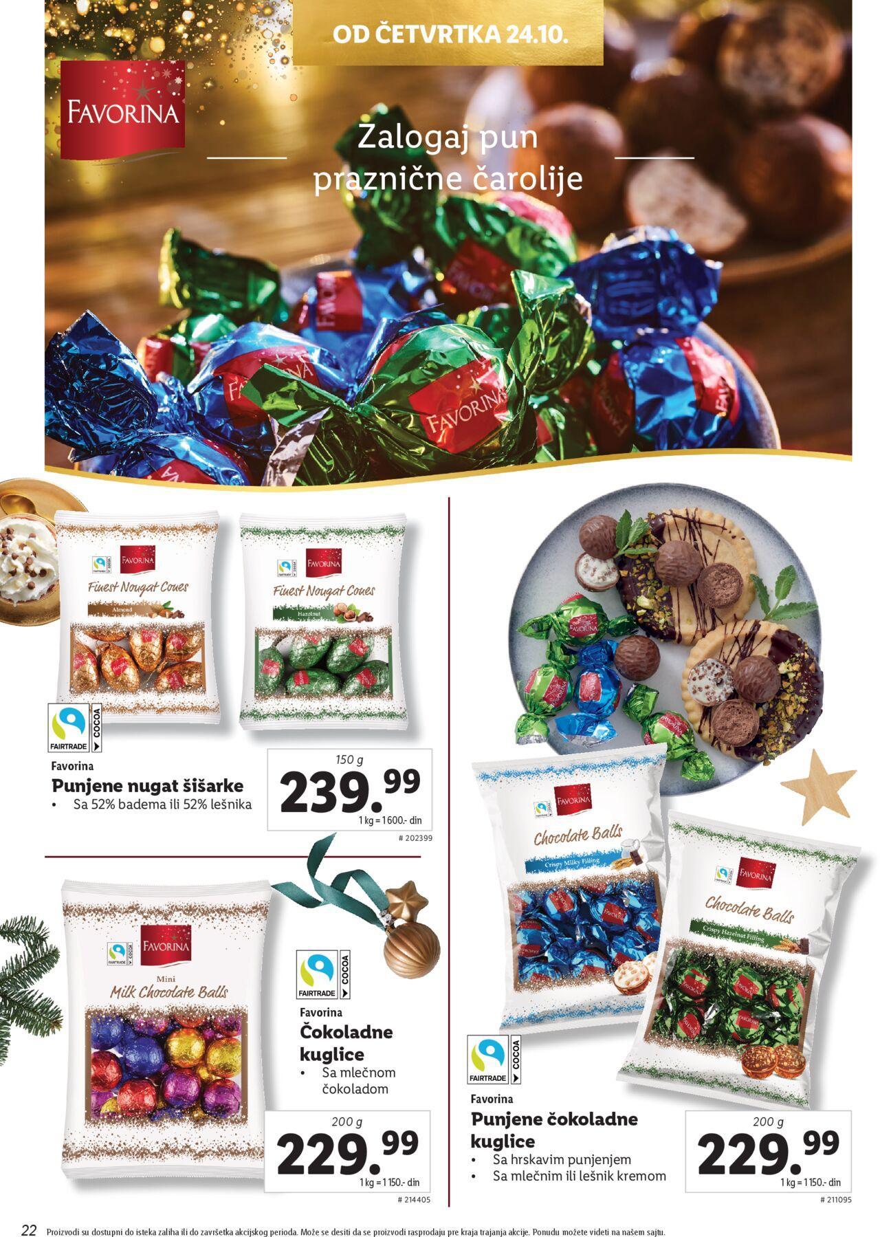 lidl - Lidl katalog - najnovije akcije od ponedeljka 21.10.2024 - page: 22