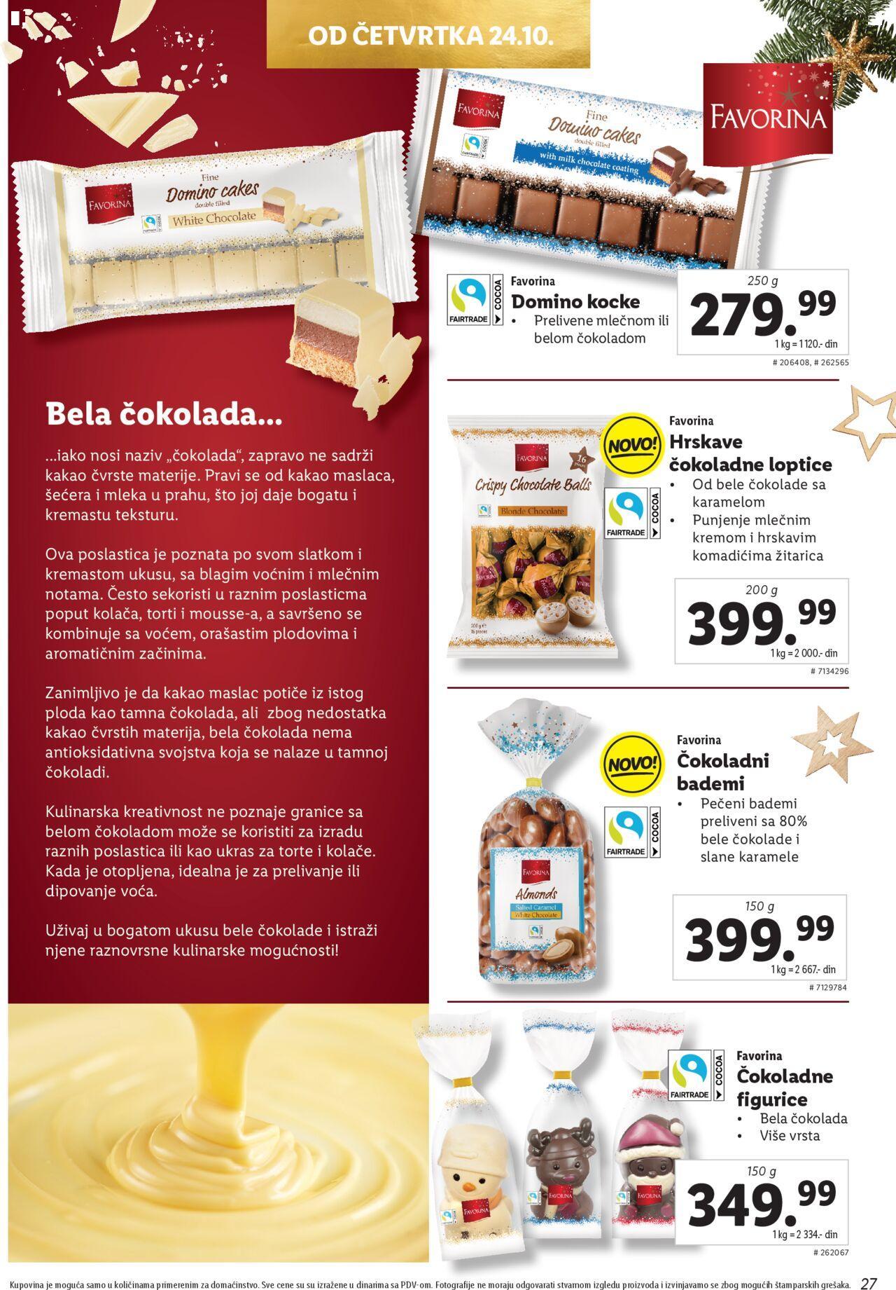 lidl - Lidl katalog - najnovije akcije od ponedeljka 21.10.2024 - page: 27