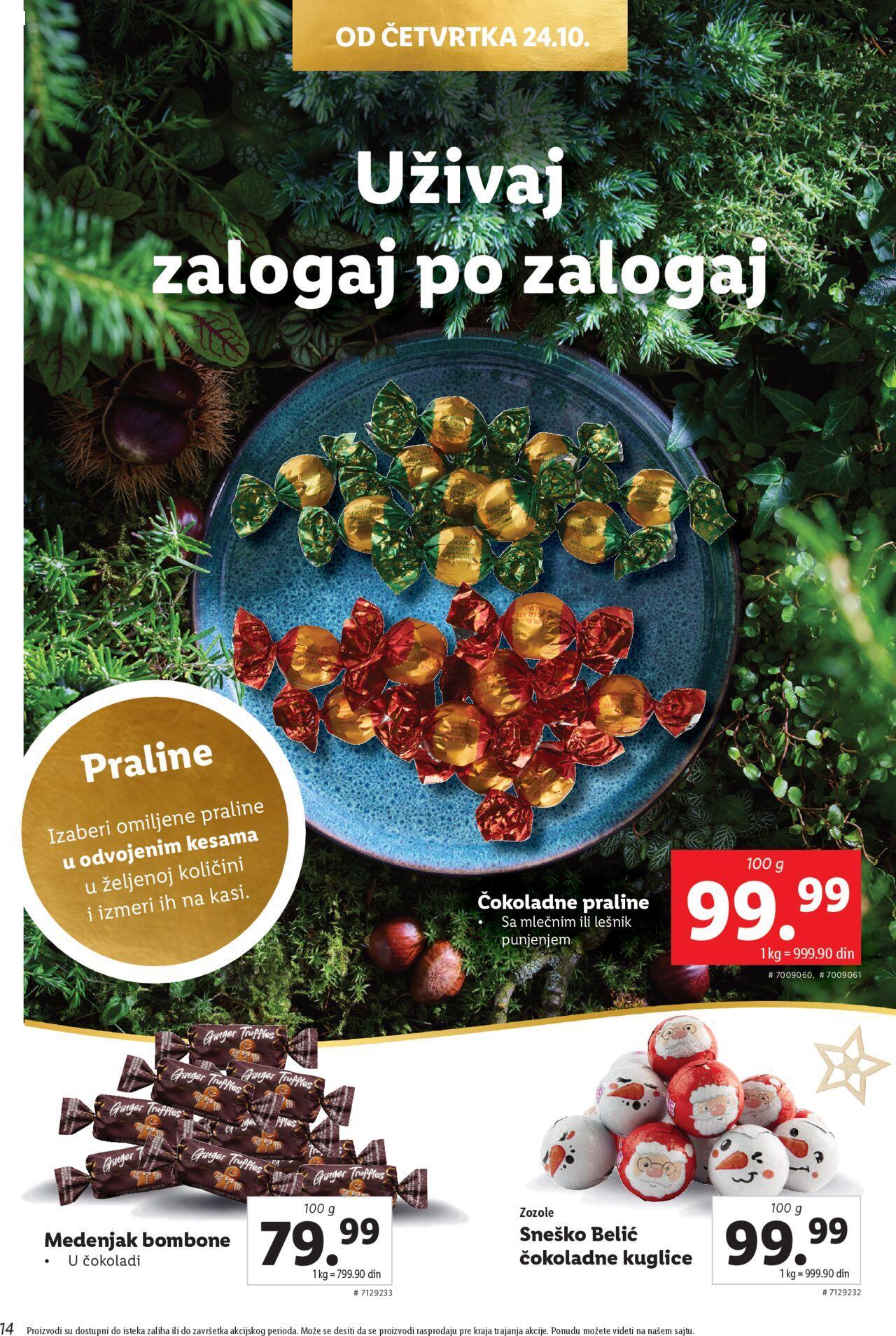 lidl - Lidl katalog - najnovije akcije od ponedeljka 21.10.2024 - page: 14