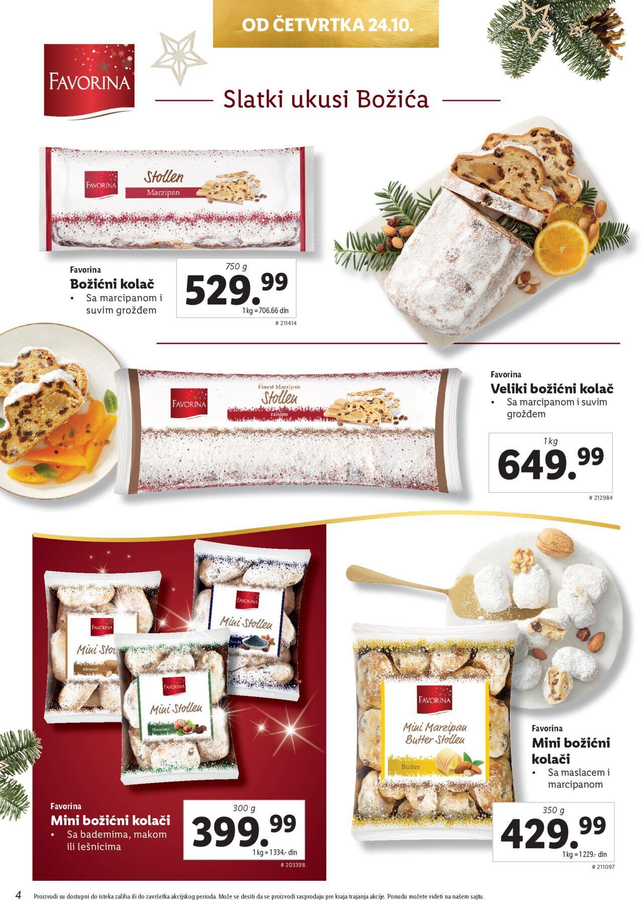 lidl - Lidl katalog - najnovije akcije od ponedeljka 21.10.2024 - page: 4