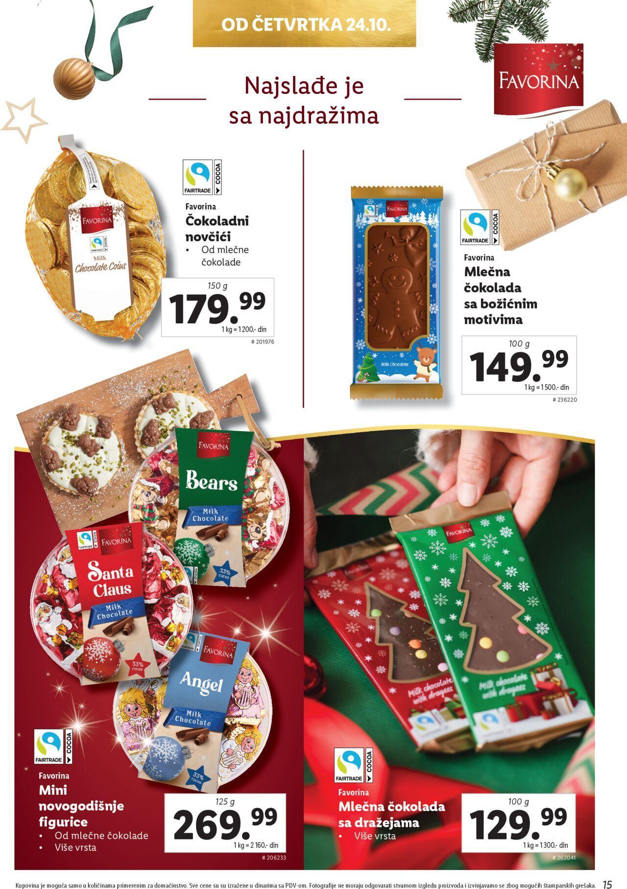 lidl - Lidl katalog - najnovije akcije od ponedeljka 21.10.2024 - page: 15