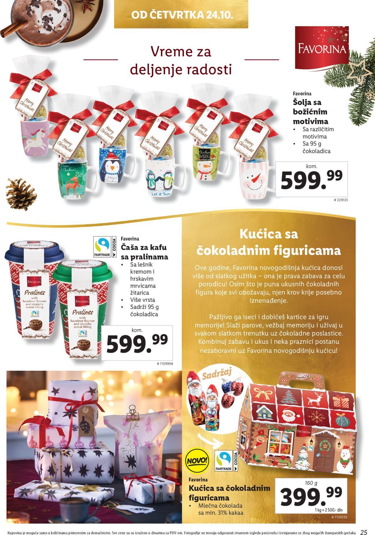 lidl - Lidl katalog - najnovije akcije od ponedeljka 21.10.2024 - page: 25