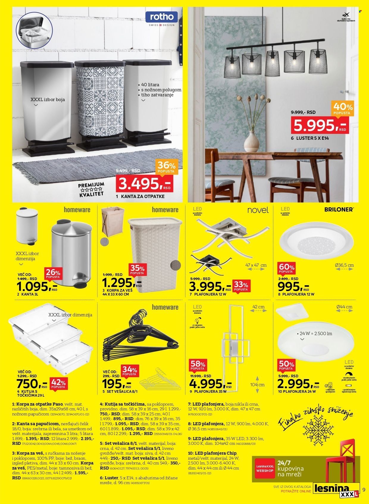 lesnina-xxxl - Lesnina XXXL katalog - 15.01.-28.01.2024 - page: 9