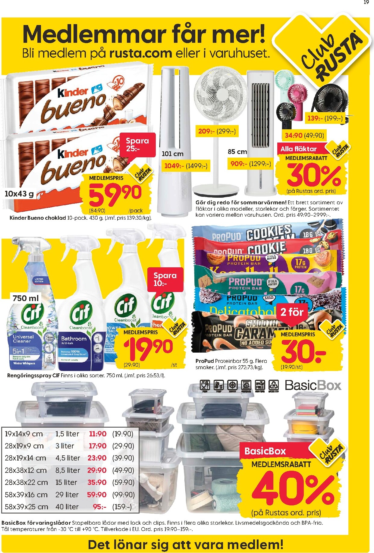 rusta - Aktuellt Rusta reklamblad från måndag, 18/05/2026 till söndag, 24/05/2026 - page: 19