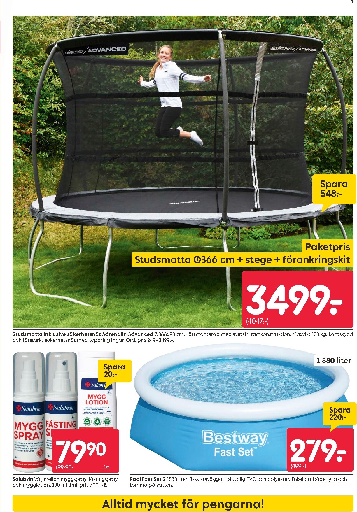 rusta - Aktuellt Rusta reklamblad från måndag, 18/05/2026 till söndag, 24/05/2026 - page: 9