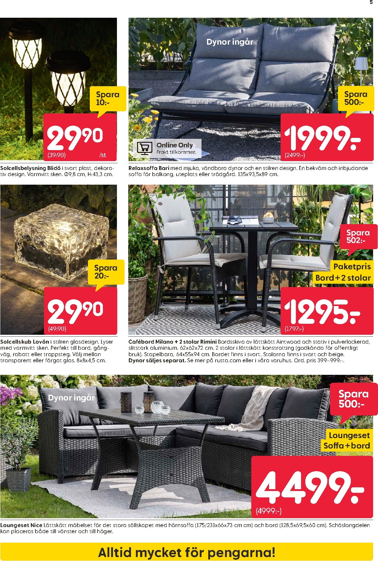 rusta - Aktuellt Rusta reklamblad från måndag, 18/05/2026 till söndag, 24/05/2026 - page: 5
