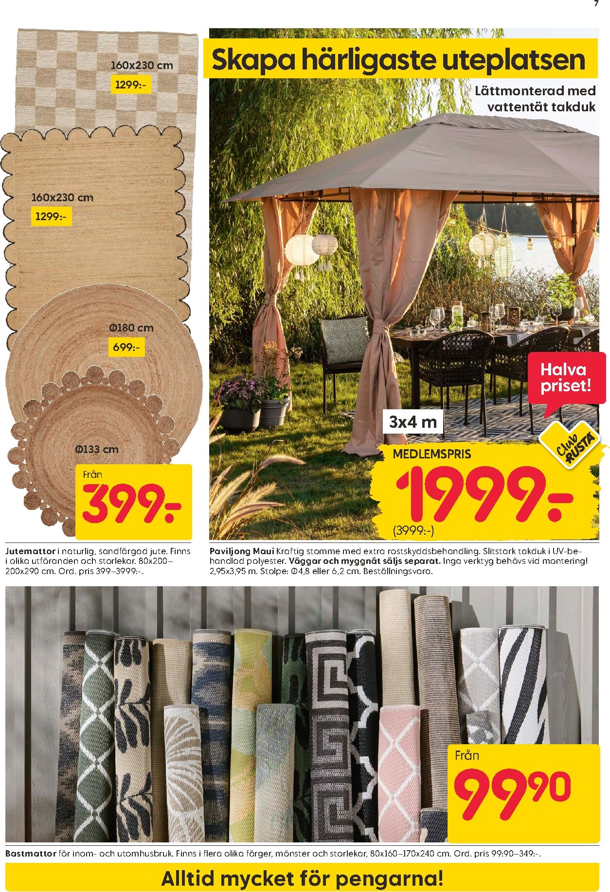 rusta - Aktuellt Rusta reklamblad från måndag, 18/05/2026 till söndag, 24/05/2026 - page: 7