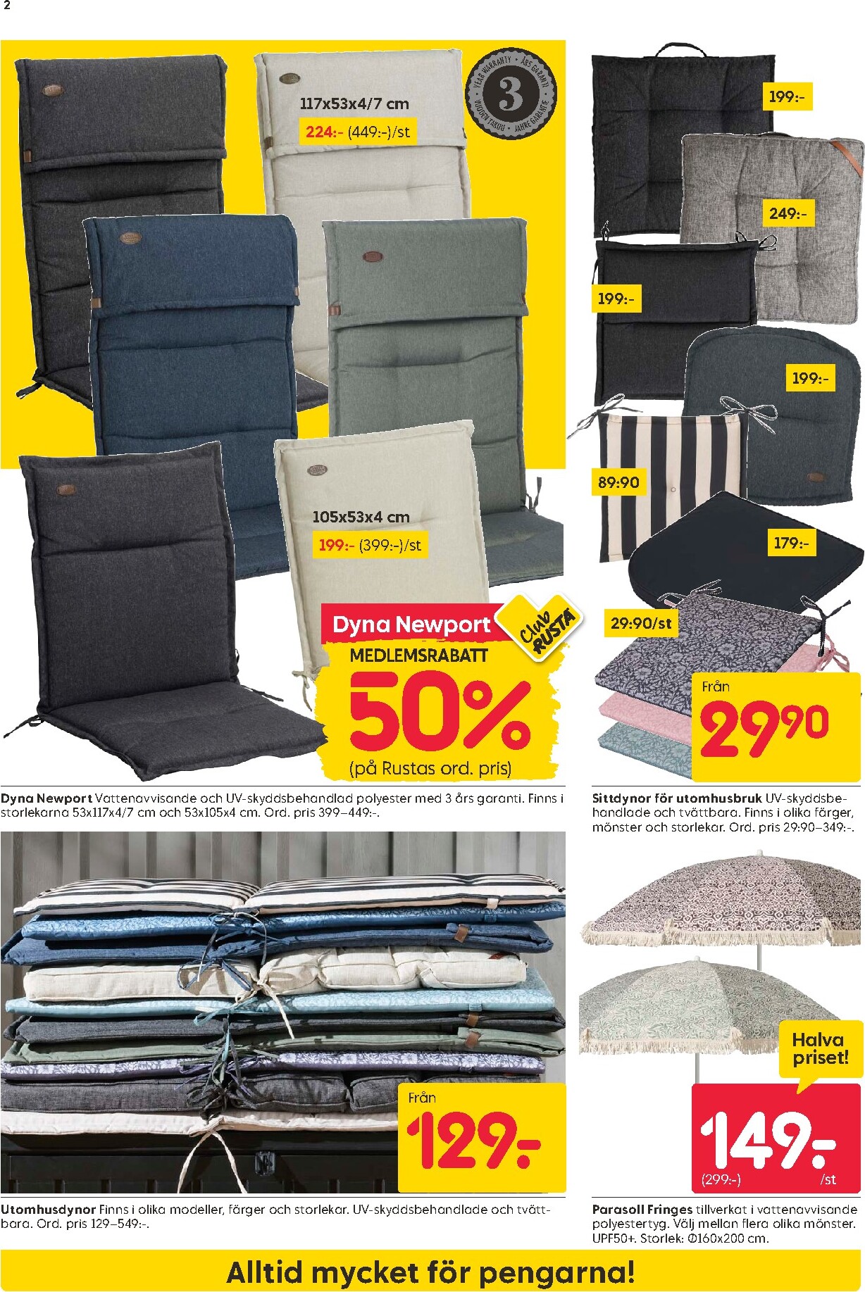 rusta - Aktuellt Rusta reklamblad från måndag, 18/05/2026 till söndag, 24/05/2026 - page: 2