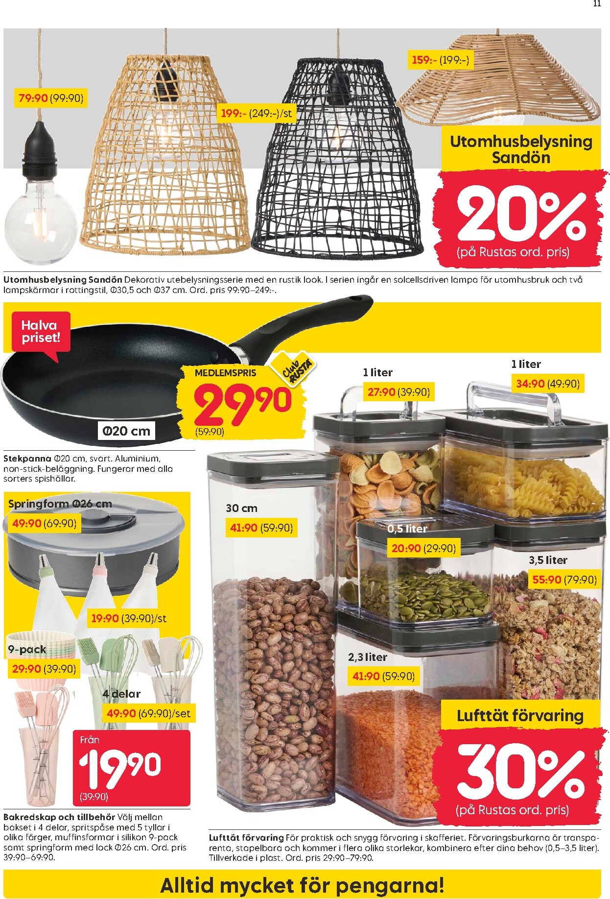 rusta - Aktuellt Rusta reklamblad från måndag, 18/05/2026 till söndag, 24/05/2026 - page: 11