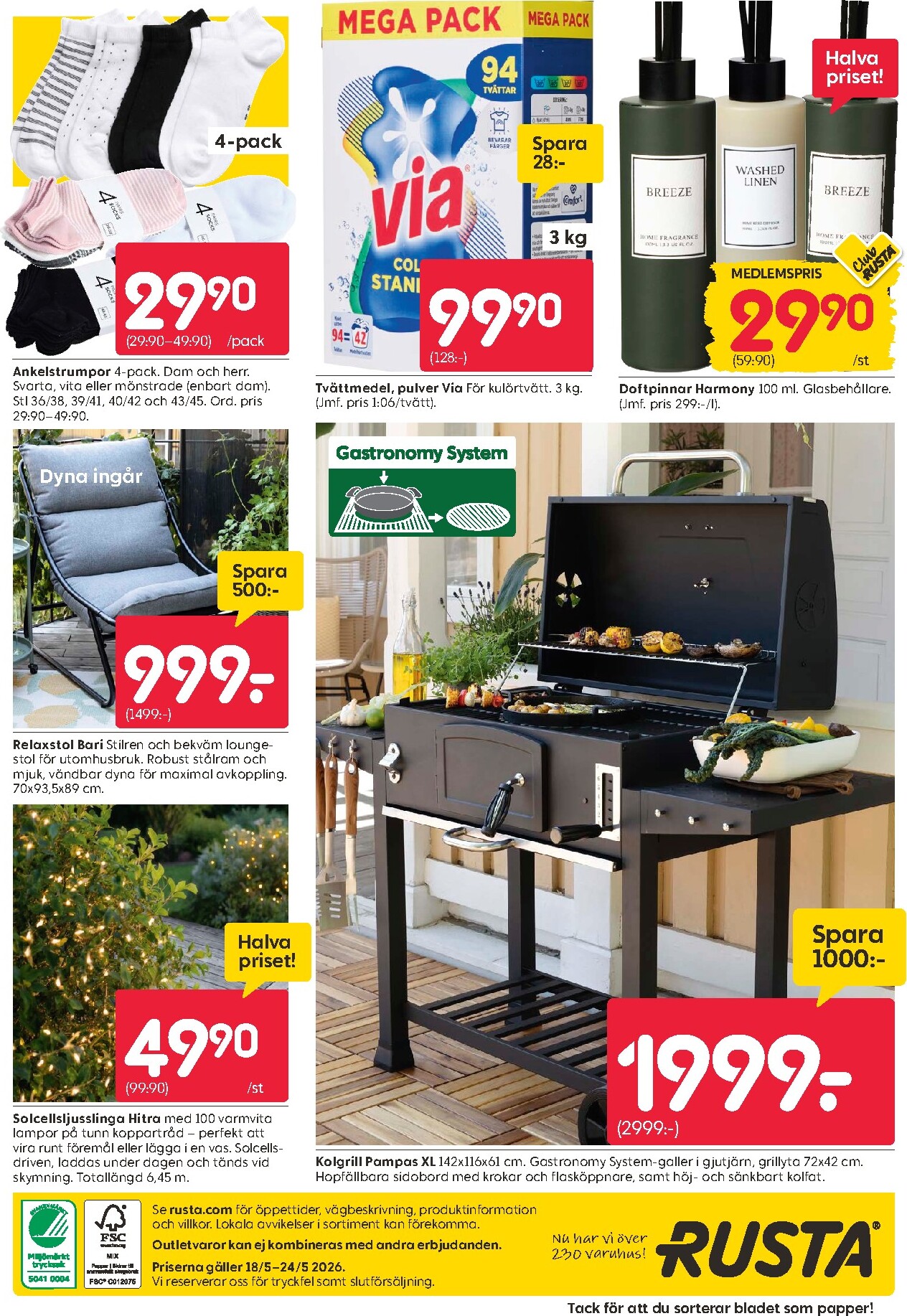 rusta - Aktuellt Rusta reklamblad från måndag, 18/05/2026 till söndag, 24/05/2026 - page: 20