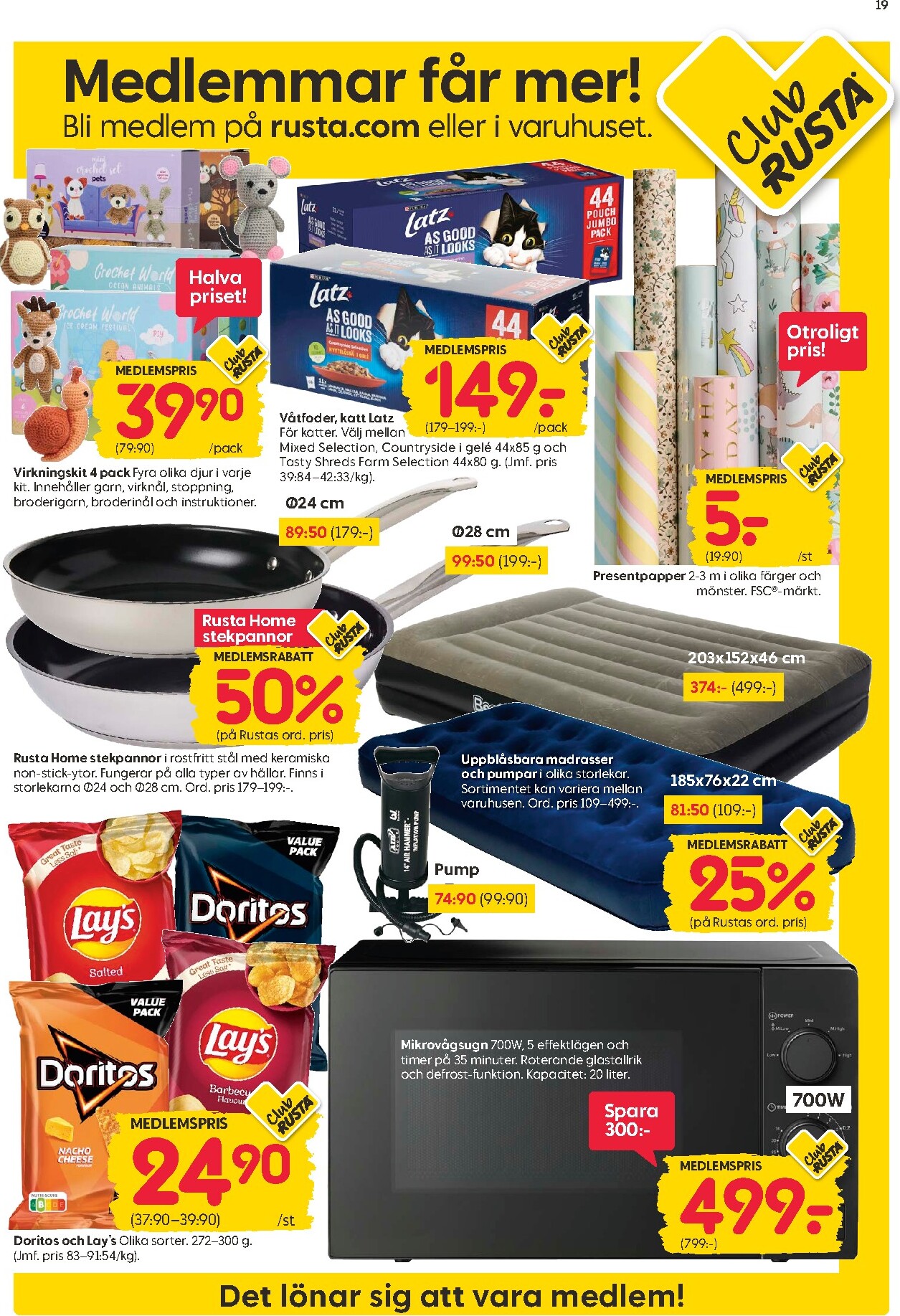 rusta - Aktuellt Rusta reklamblad från måndag, 25/05/2026 till söndag, 31/05/2026 - page: 19