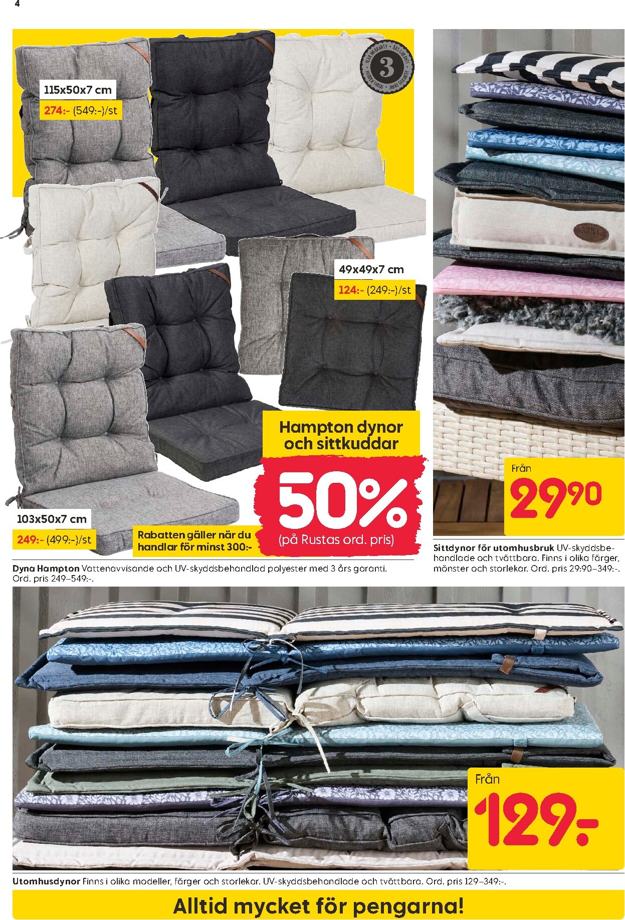 rusta - Aktuellt Rusta reklamblad från måndag, 25/05/2026 till söndag, 31/05/2026 - page: 4