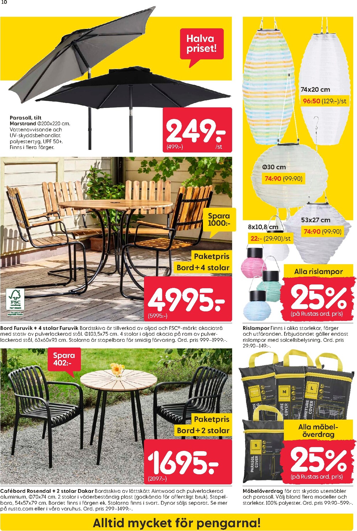 rusta - Aktuellt Rusta reklamblad från måndag, 25/05/2026 till söndag, 31/05/2026 - page: 10