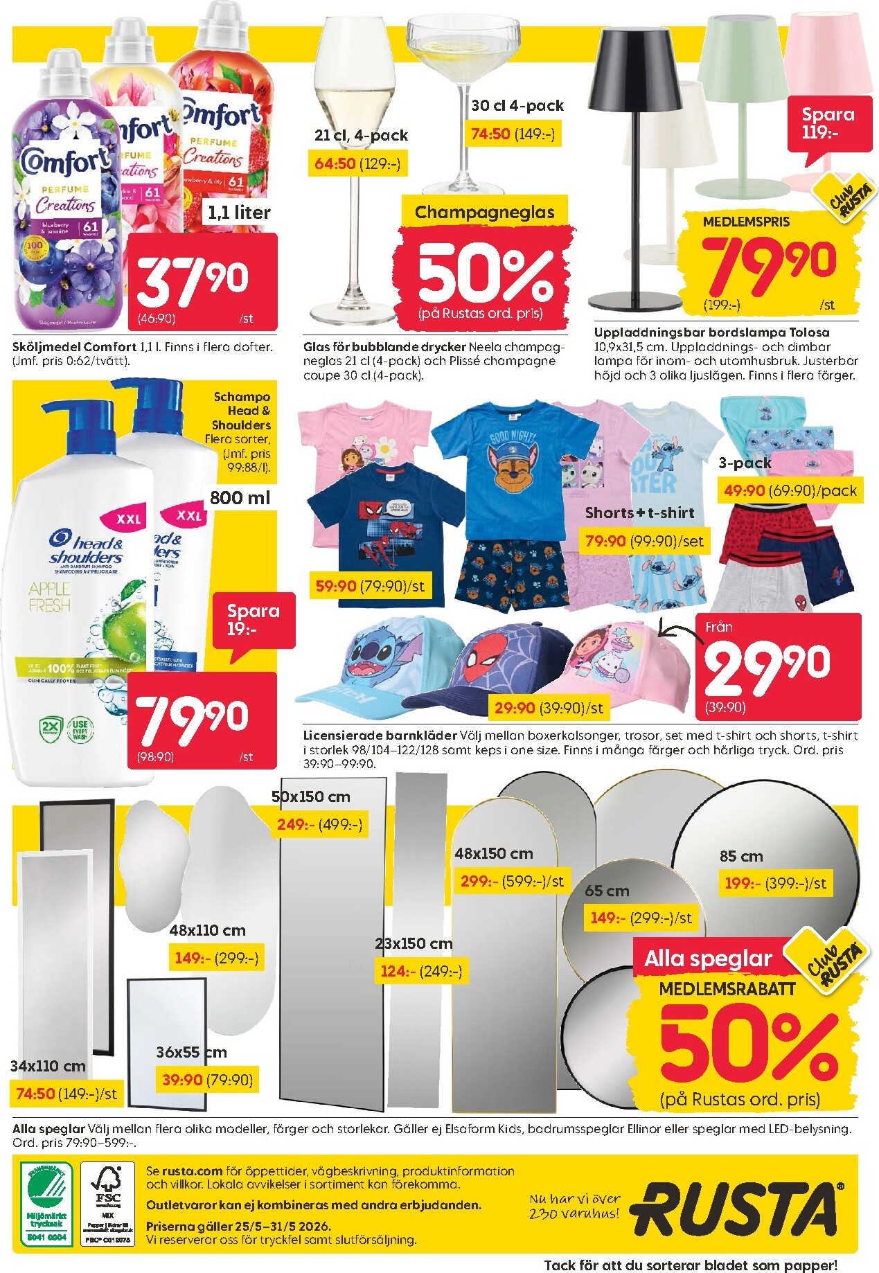 rusta - Aktuellt Rusta reklamblad från måndag, 25/05/2026 till söndag, 31/05/2026 - page: 20