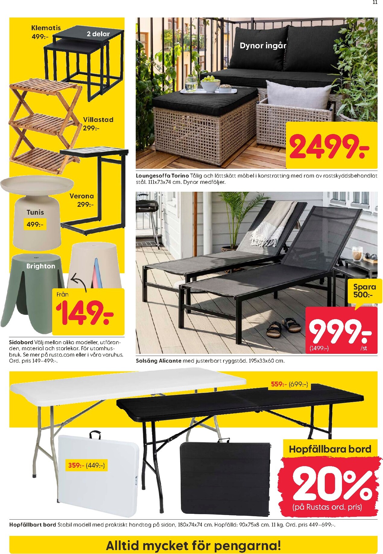 rusta - Aktuellt Rusta reklamblad från måndag, 25/05/2026 till söndag, 31/05/2026 - page: 11