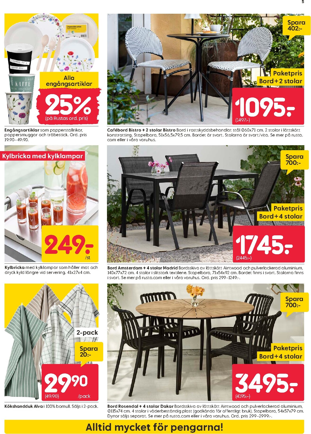 rusta - Aktuellt Rusta reklamblad från måndag, 01/06/2026 till söndag, 07/06/2026 - page: 5