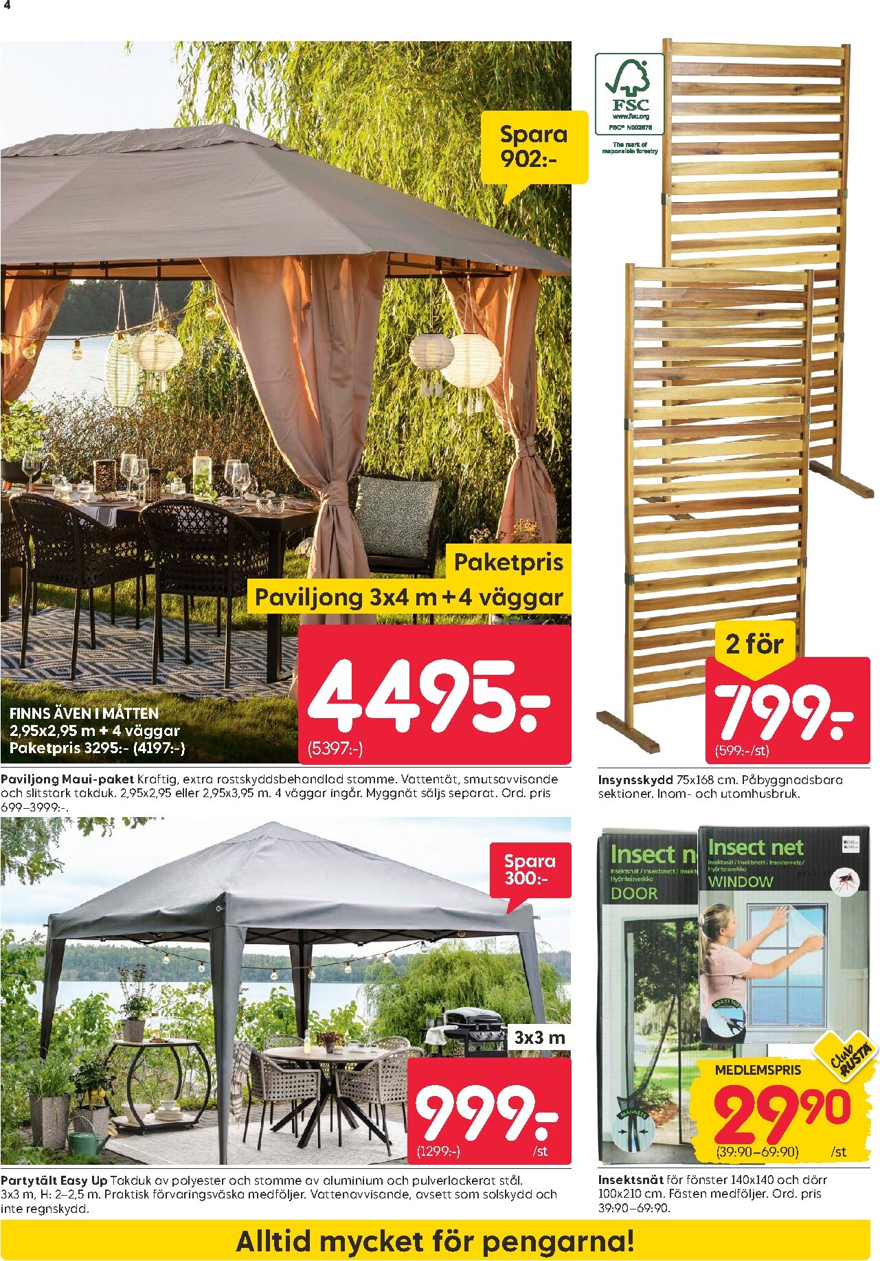 rusta - Aktuellt Rusta reklamblad från måndag, 01/06/2026 till söndag, 07/06/2026 - page: 4