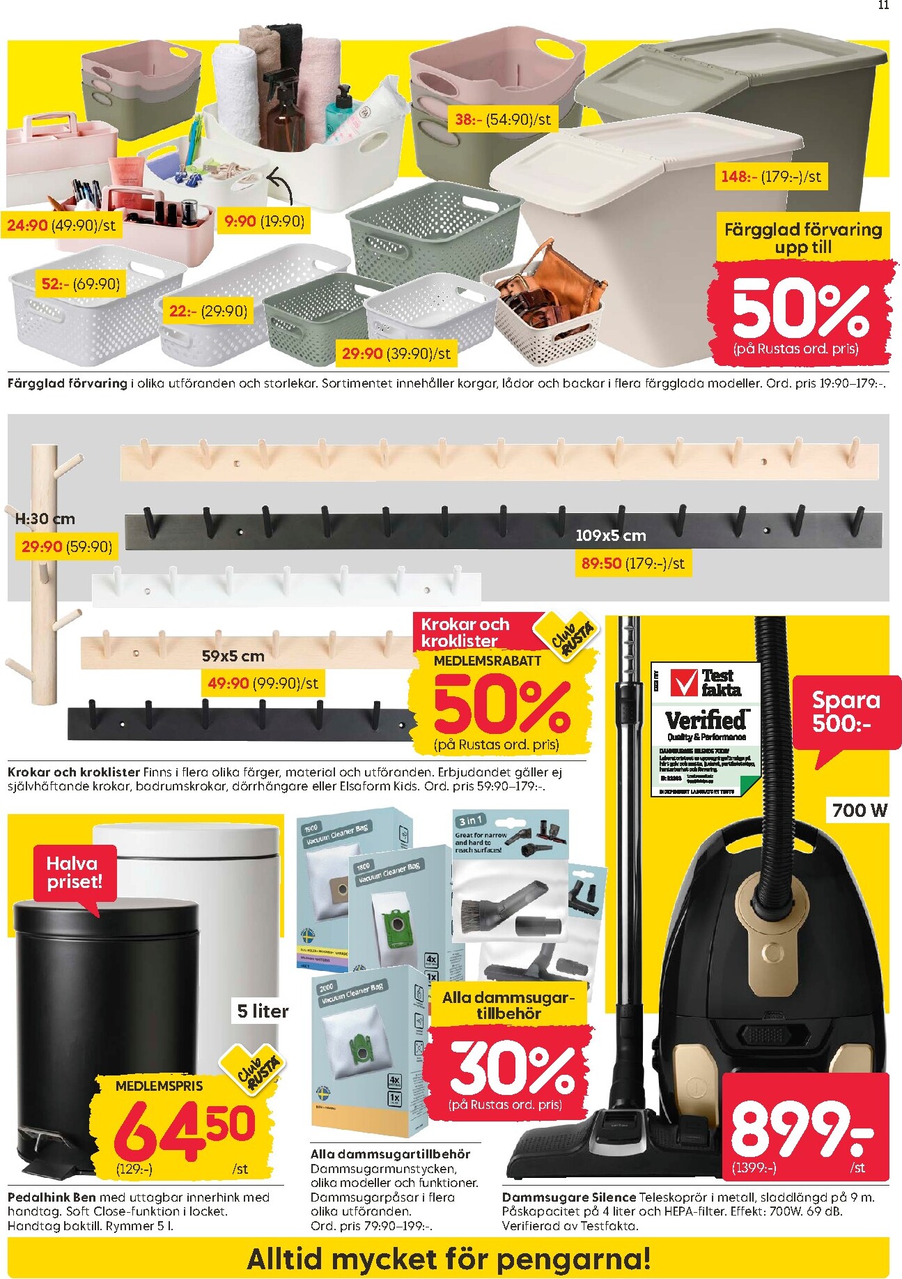 rusta - Aktuellt Rusta reklamblad från måndag, 08/06/2026 till söndag, 14/06/2026 - page: 11
