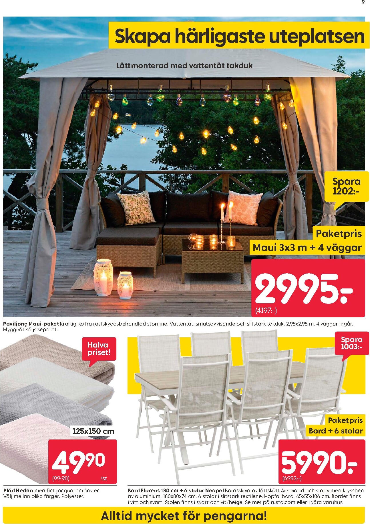 rusta - Aktuellt Rusta reklamblad från måndag, 15/06/2026 till söndag, 21/06/2026 - page: 9