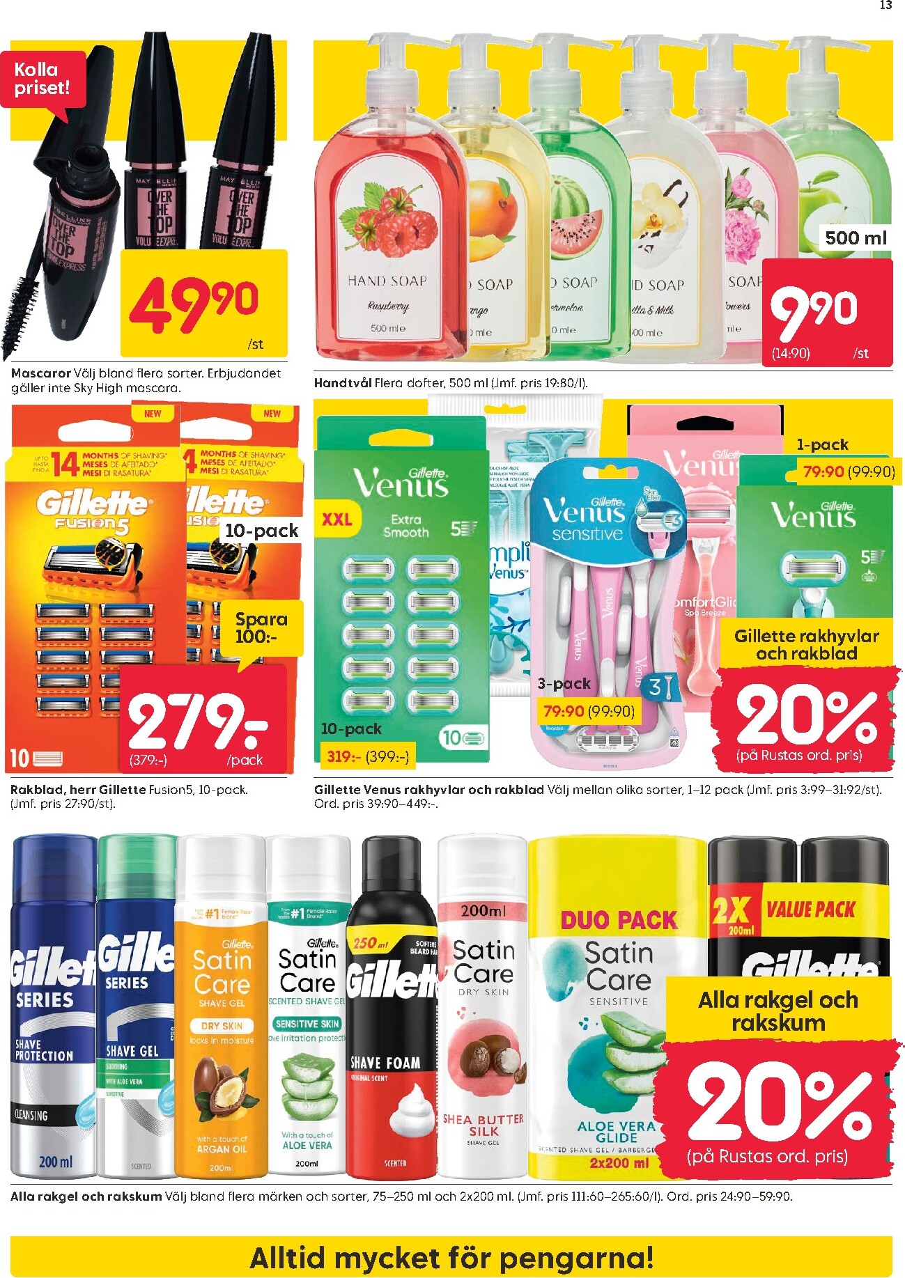 rusta - Aktuellt Rusta reklamblad från måndag, 03/08/2026 till söndag, 09/08/2026 - page: 13