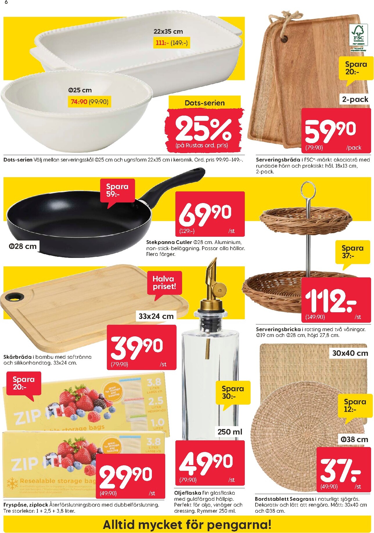 rusta - Aktuellt Rusta reklamblad från måndag, 10/08/2026 till söndag, 16/08/2026 - page: 6
