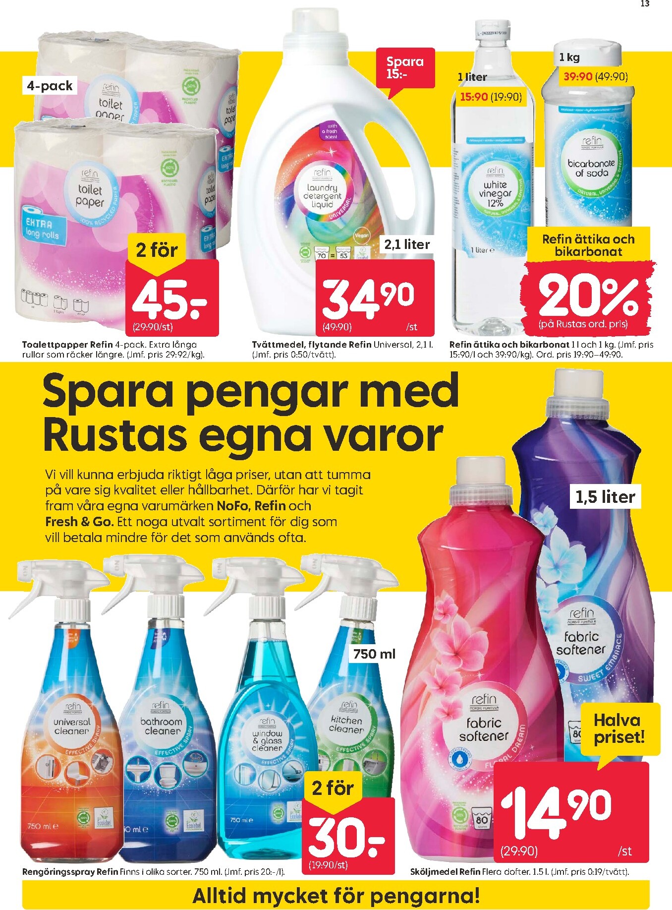 rusta - Aktuellt Rusta reklamblad från måndag, 10/08/2026 till söndag, 16/08/2026 - page: 13