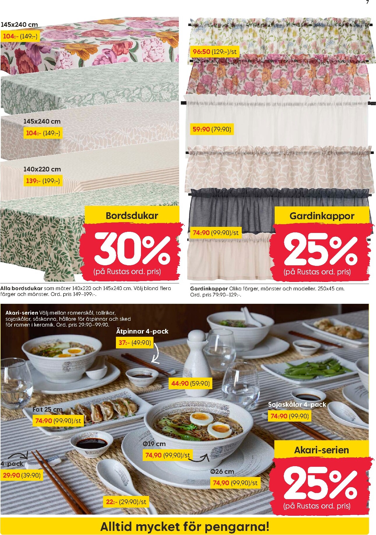 rusta - Aktuellt Rusta reklamblad från måndag, 10/08/2026 till söndag, 16/08/2026 - page: 7