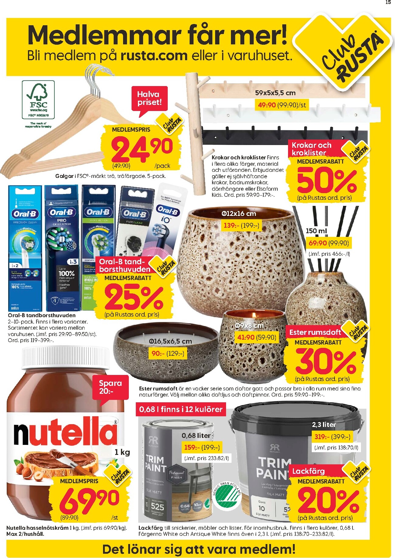 rusta - Aktuellt Rusta reklamblad från måndag, 10/08/2026 till söndag, 16/08/2026 - page: 15