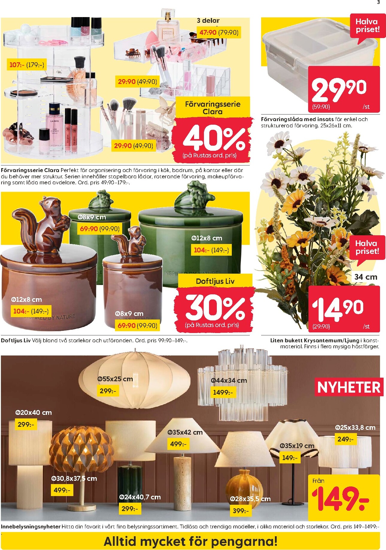 rusta - Aktuellt Rusta reklamblad från måndag, 10/08/2026 till söndag, 16/08/2026 - page: 3