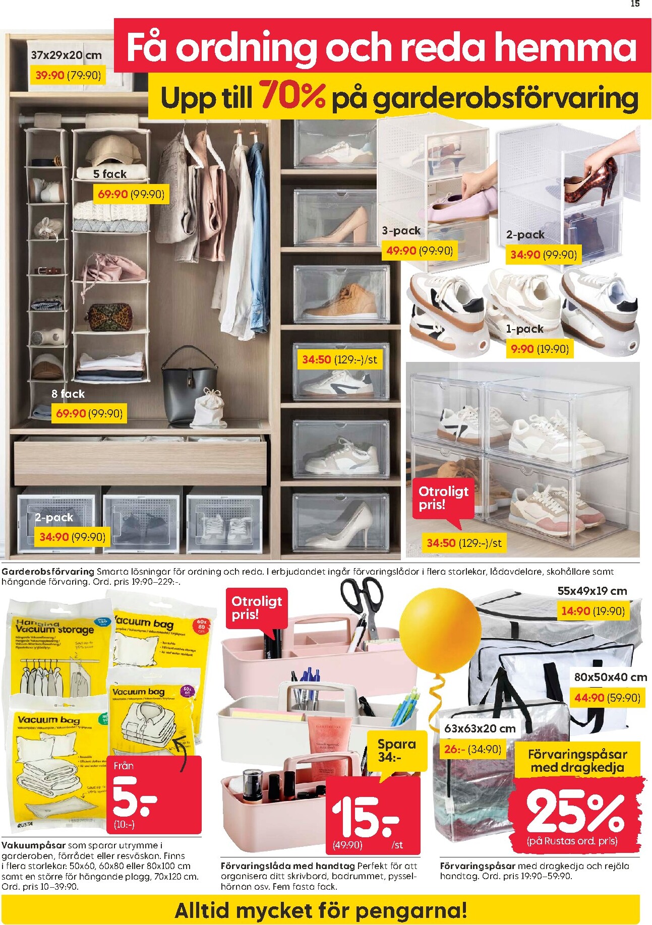 rusta - Aktuellt Rusta reklamblad från måndag, 17/08/2026 till söndag, 23/08/2026 - page: 15