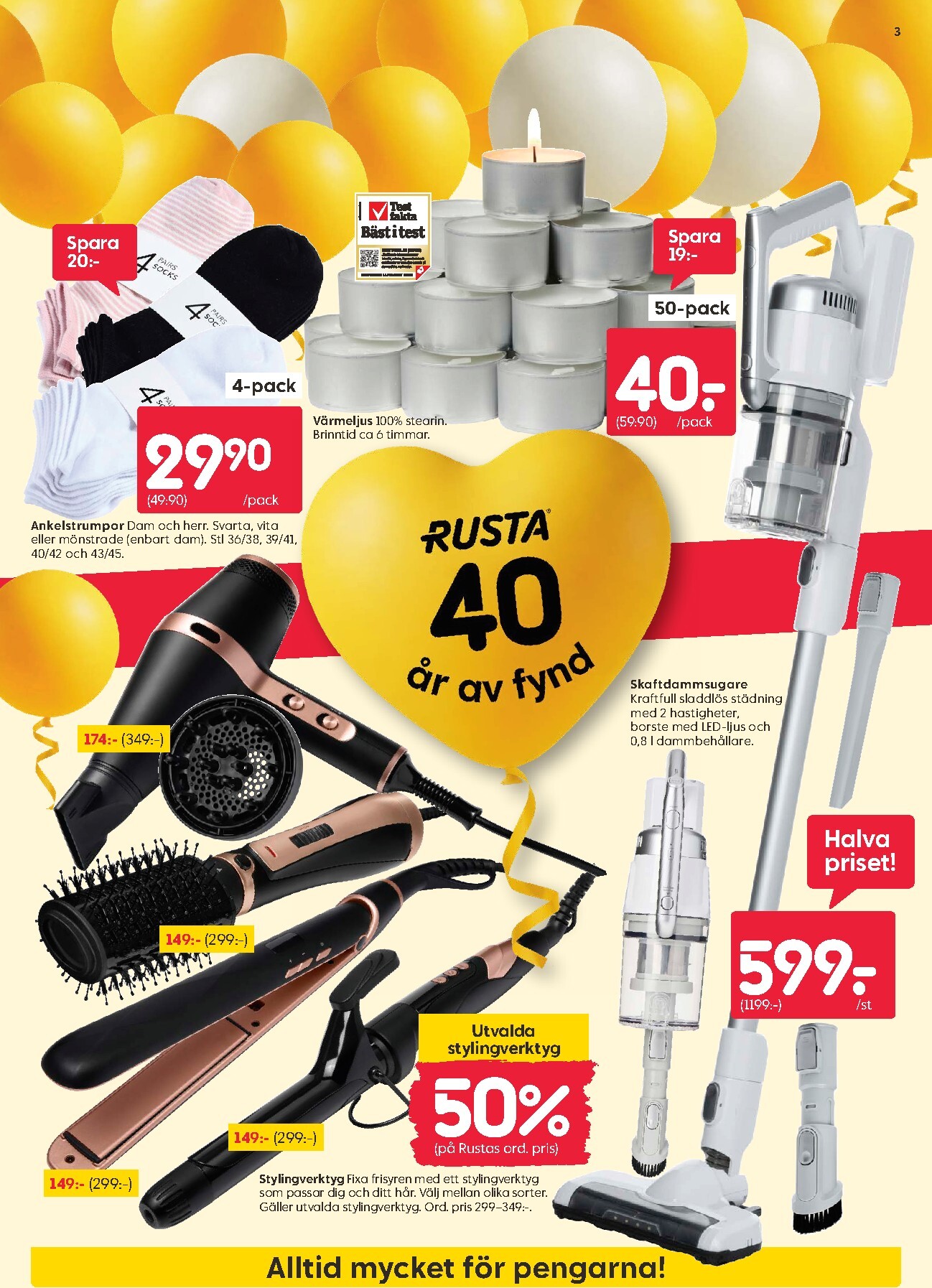 rusta - Aktuellt Rusta reklamblad från måndag, 17/08/2026 till söndag, 23/08/2026 - page: 3