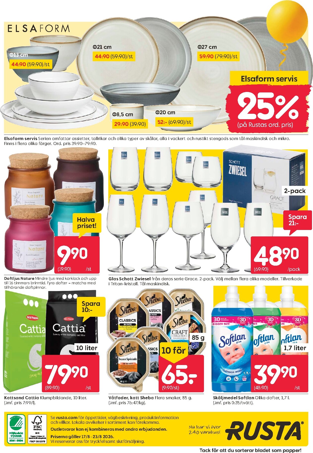 rusta - Aktuellt Rusta reklamblad från måndag, 17/08/2026 till söndag, 23/08/2026 - page: 16