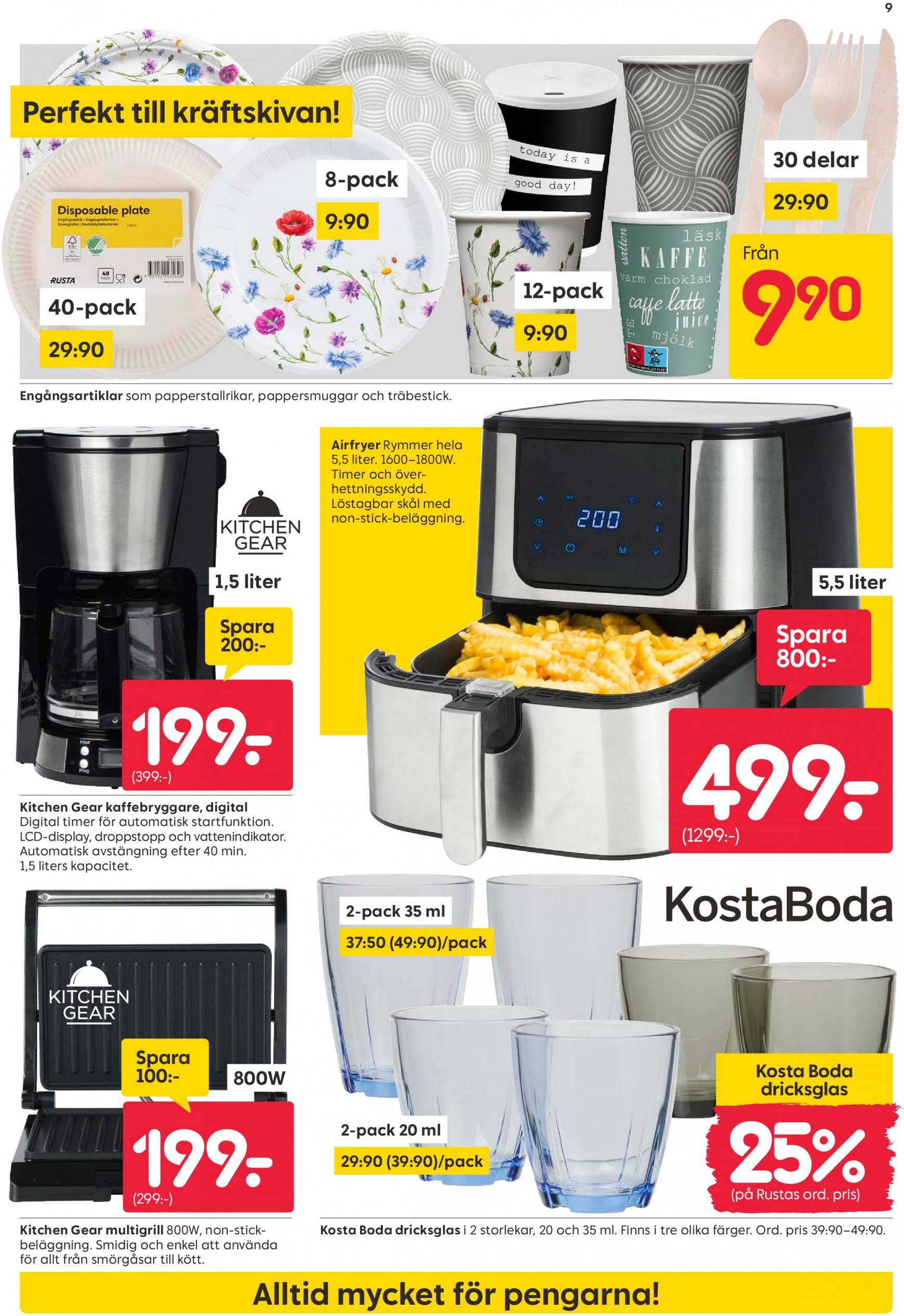 rusta - Rusta-reklambladet giltigt från 19.08. - 25.08. - page: 9