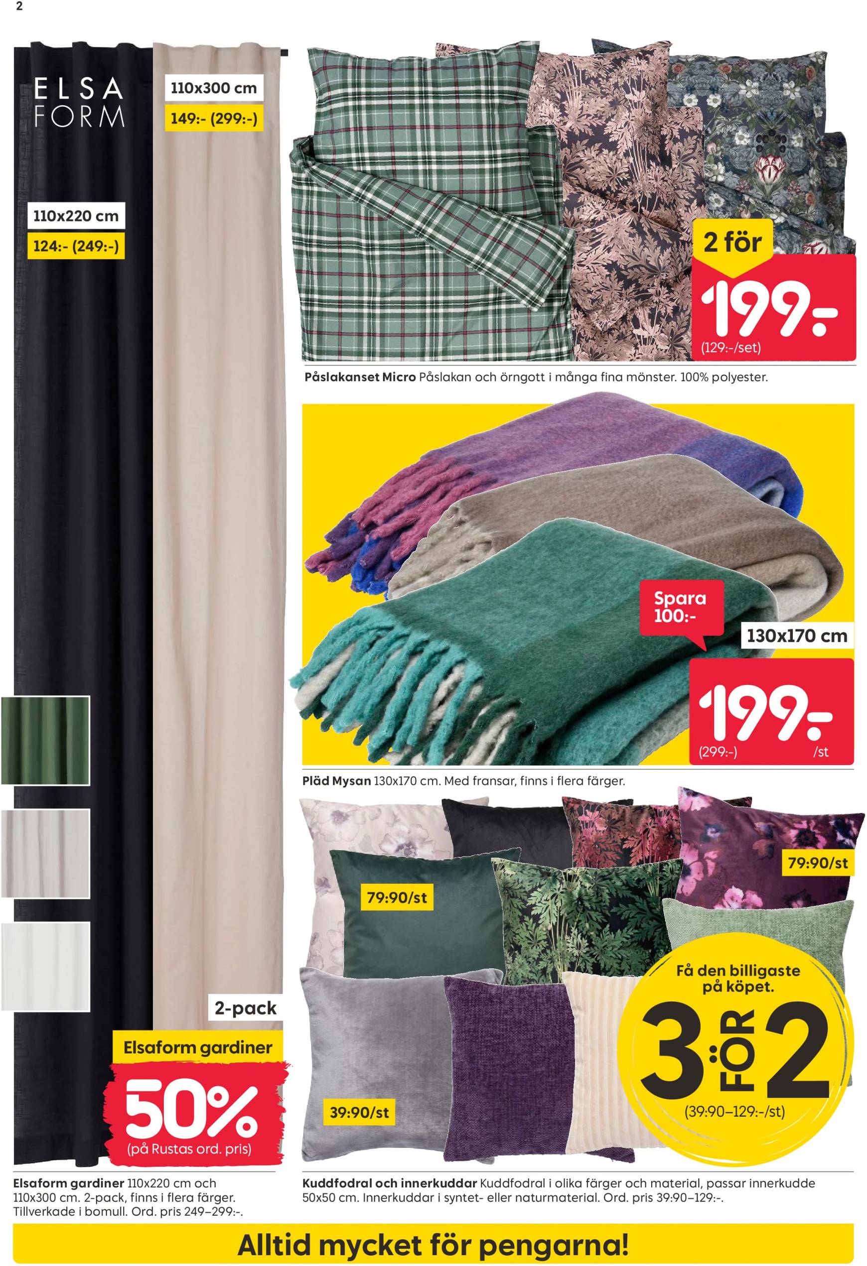 rusta - Rusta-reklambladet giltigt från 19.08. - 25.08. - page: 2