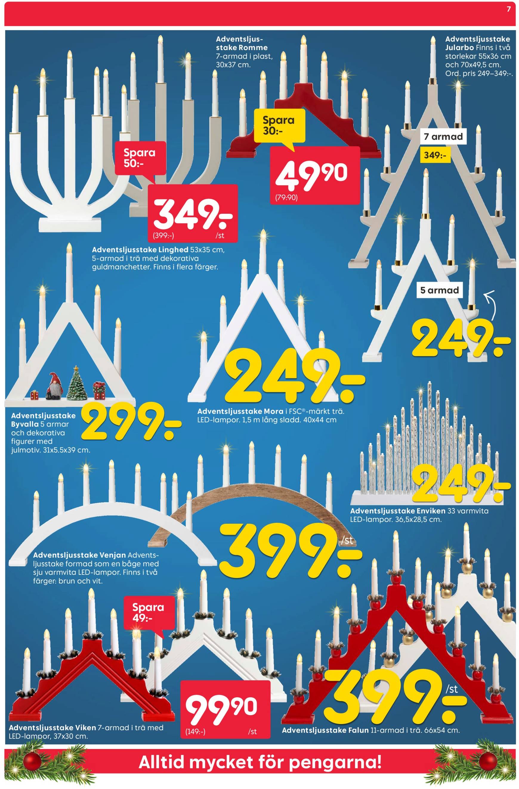 rusta - Rusta - Juldekorationer-reklambladet är giltigt från 18.11. - 24.11. - page: 7