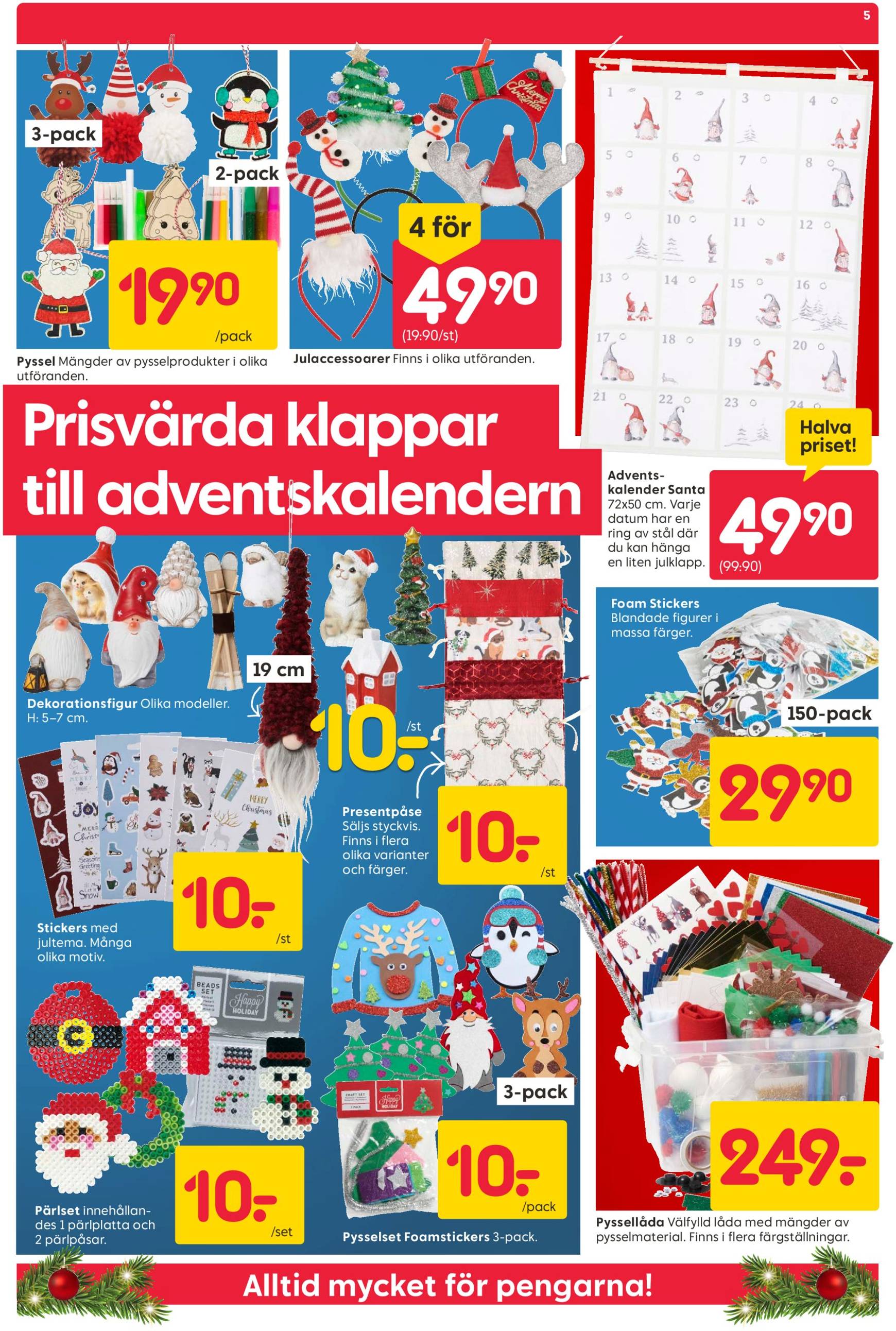 rusta - Rusta - Juldekorationer-reklambladet är giltigt från 18.11. - 24.11. - page: 5