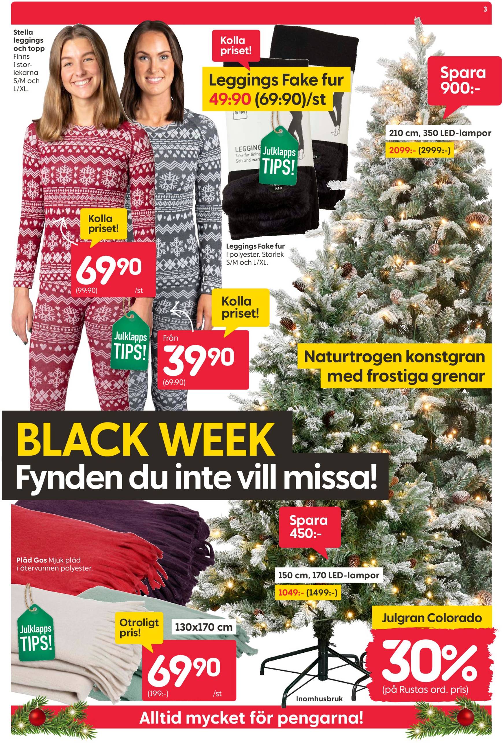 rusta - Rusta - Black Week-reklambladet är giltigt från 25/11 - 01/12 - page: 3