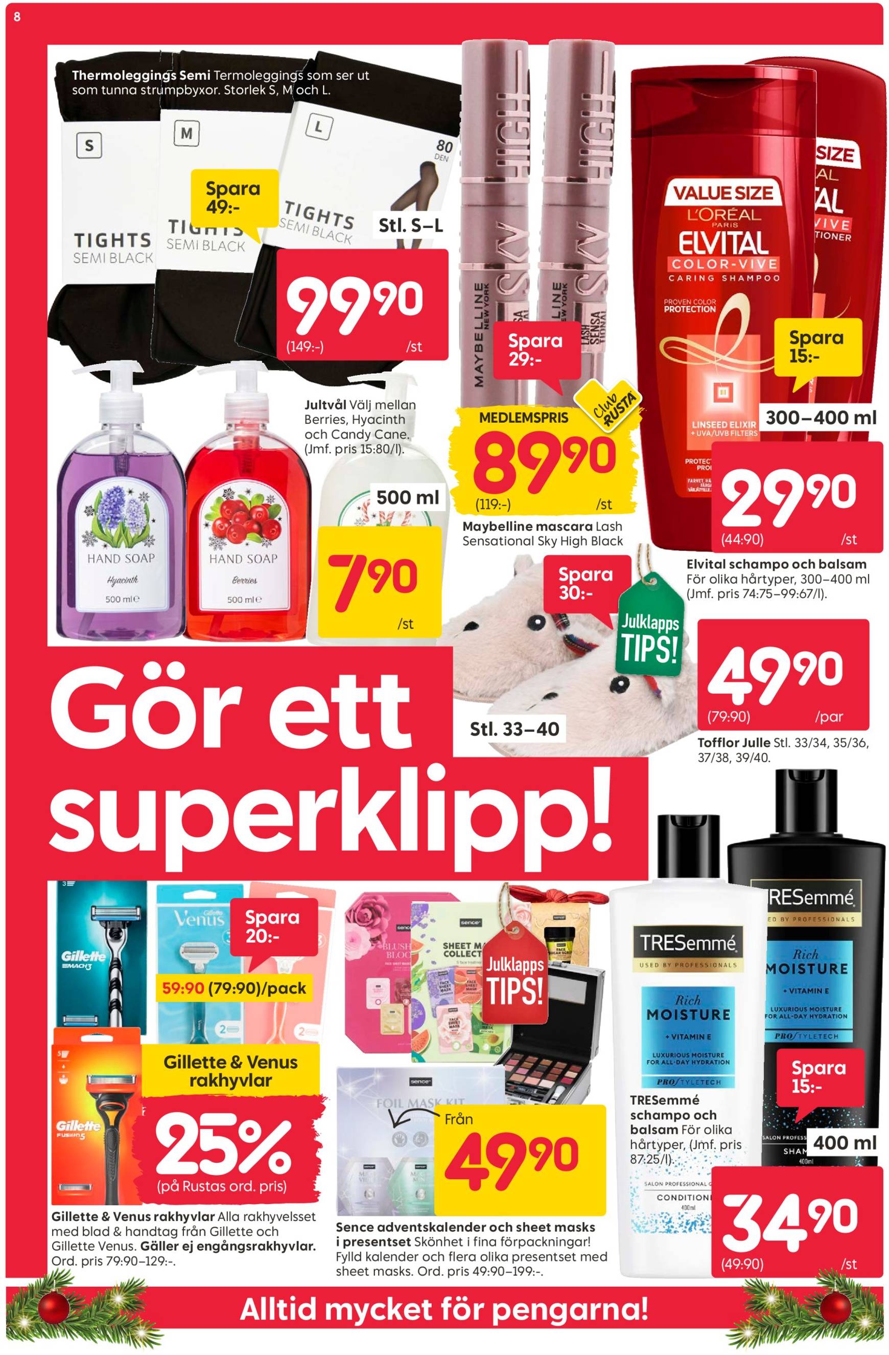 rusta - Rusta - Black Week-reklambladet är giltigt från 25/11 - 01/12 - page: 8