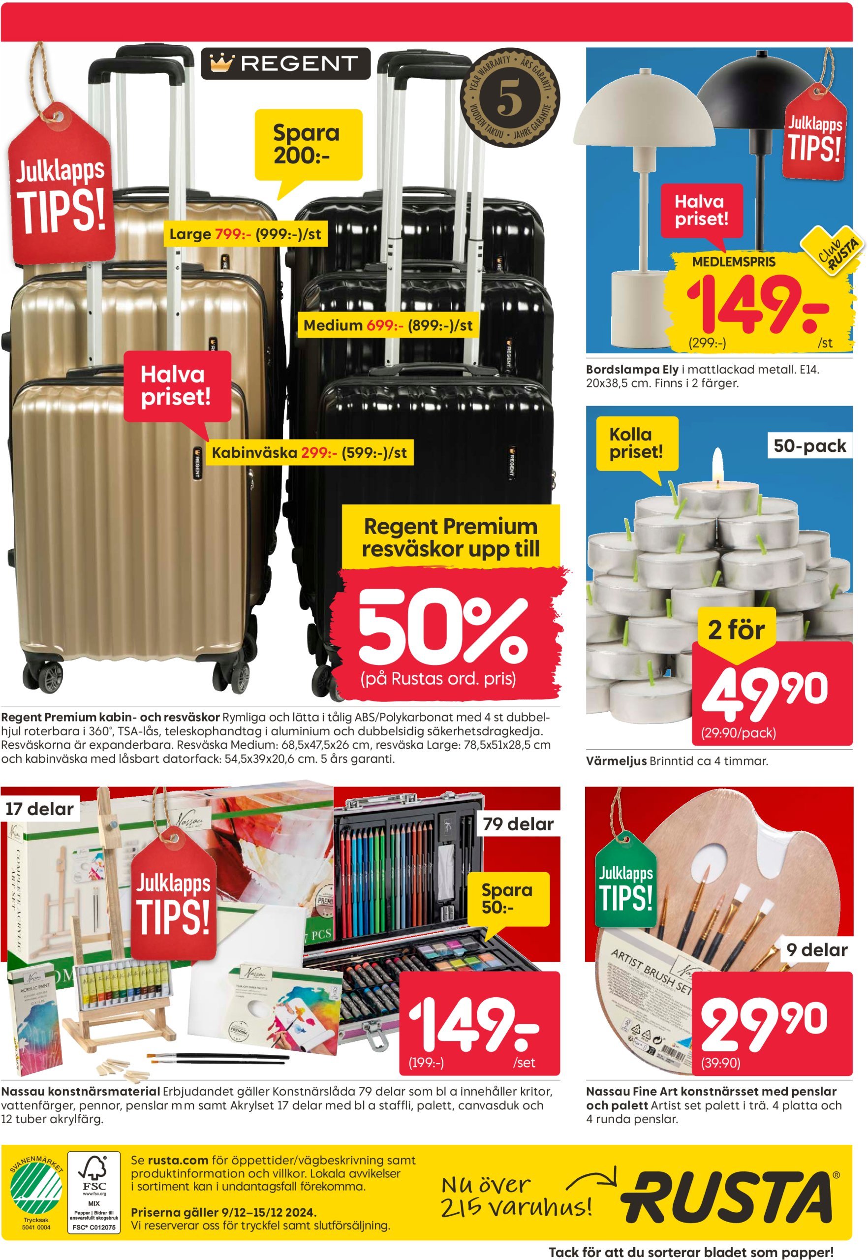 rusta - Rusta-reklambladet giltigt från 09/12 - 15/12 - page: 25