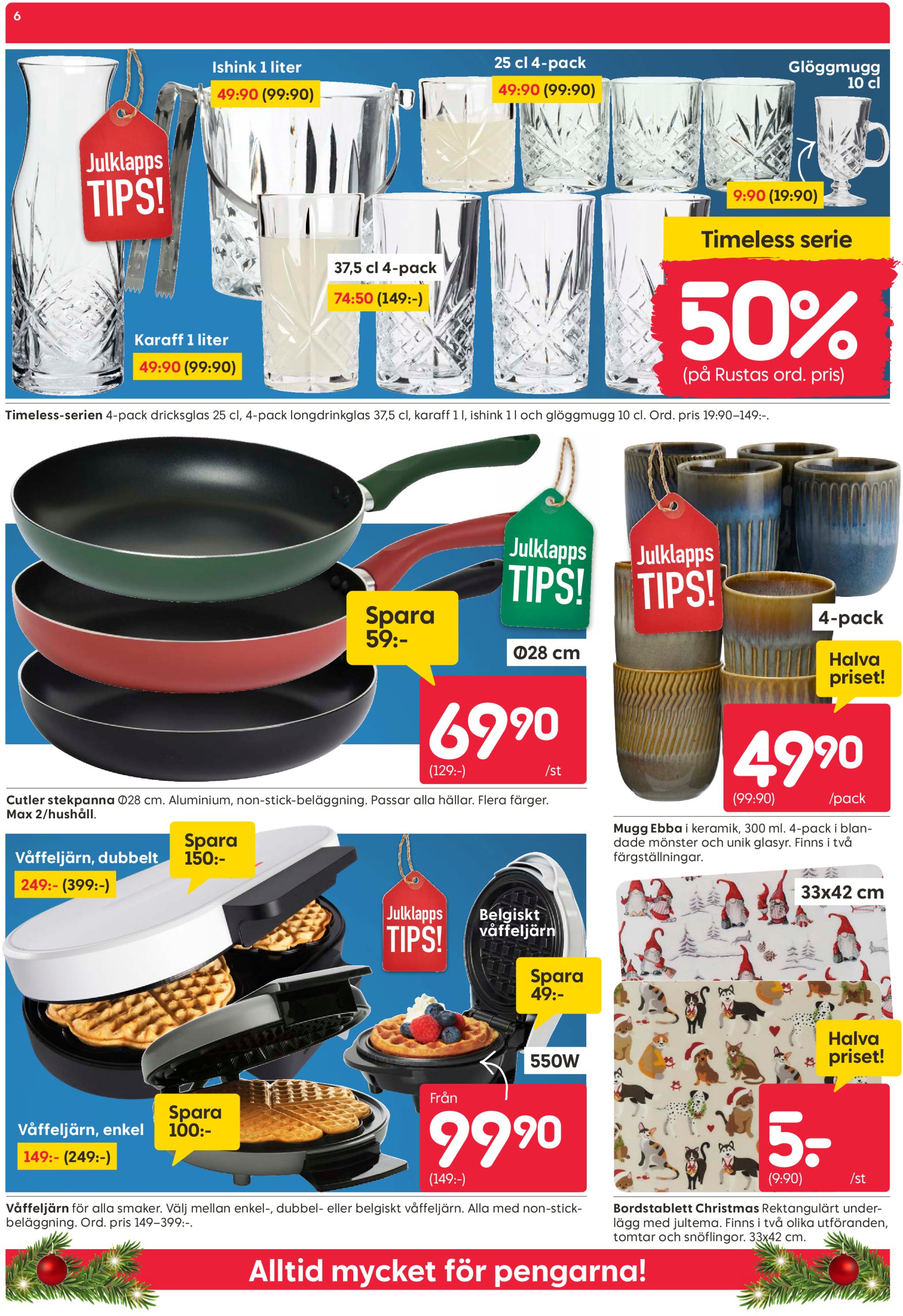 rusta - Rusta-reklambladet giltigt från 09/12 - 15/12 - page: 6