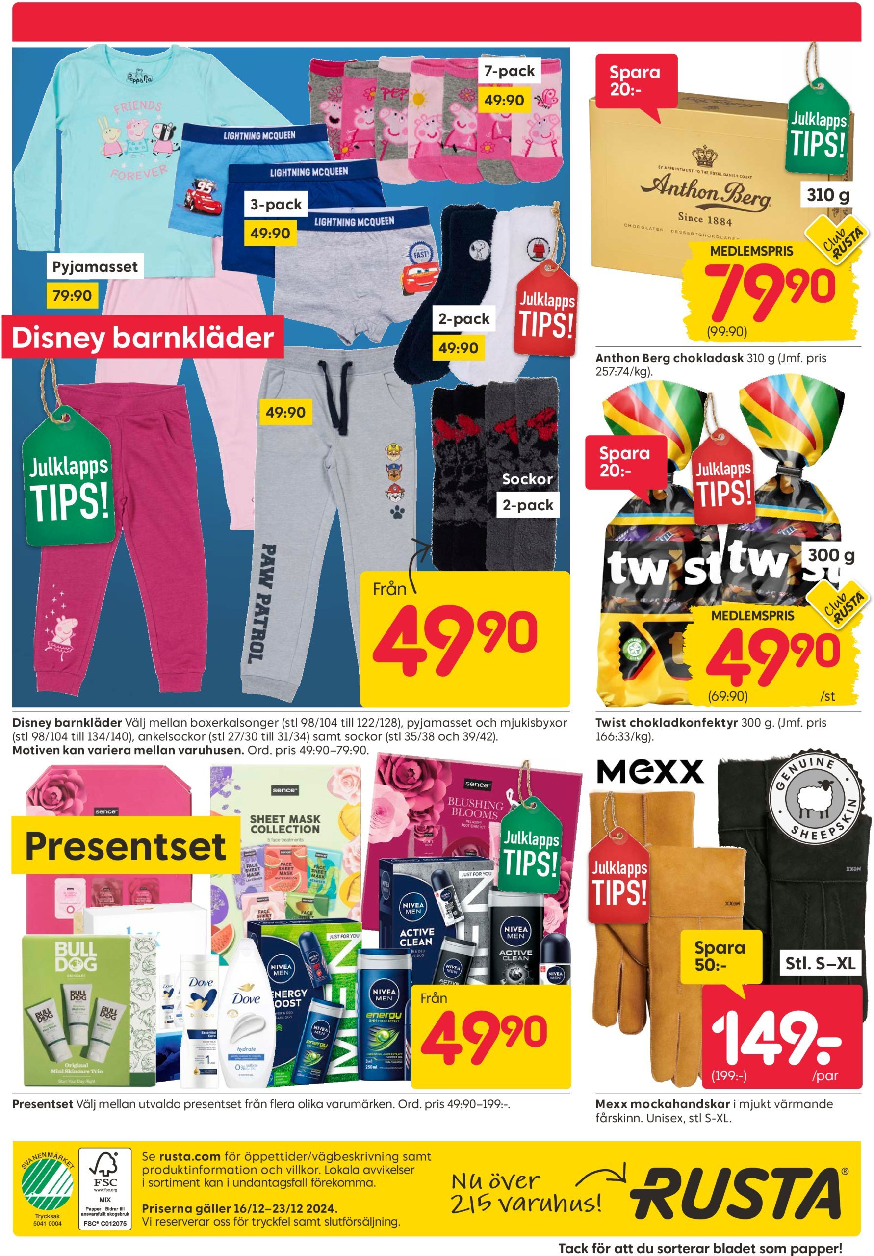 rusta - Rusta-reklambladet giltigt från 16/12 - 23/12 - page: 22