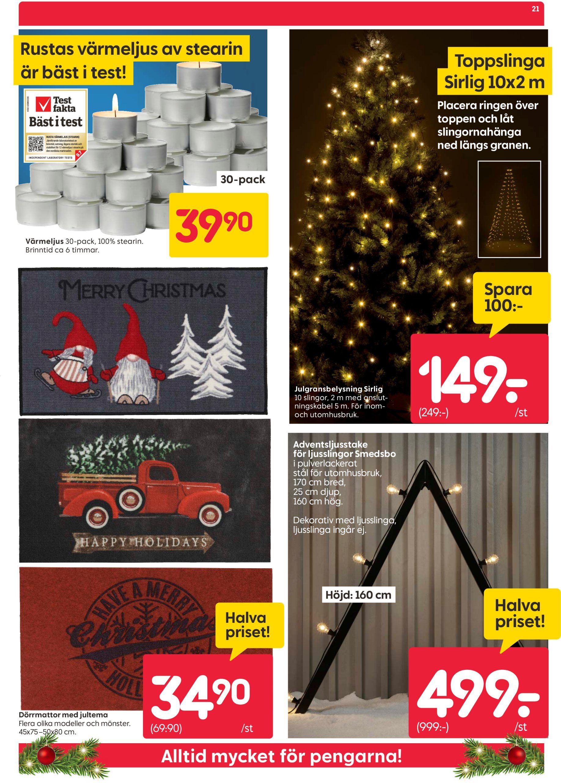 rusta - Rusta-reklambladet giltigt från 16/12 - 23/12 - page: 21